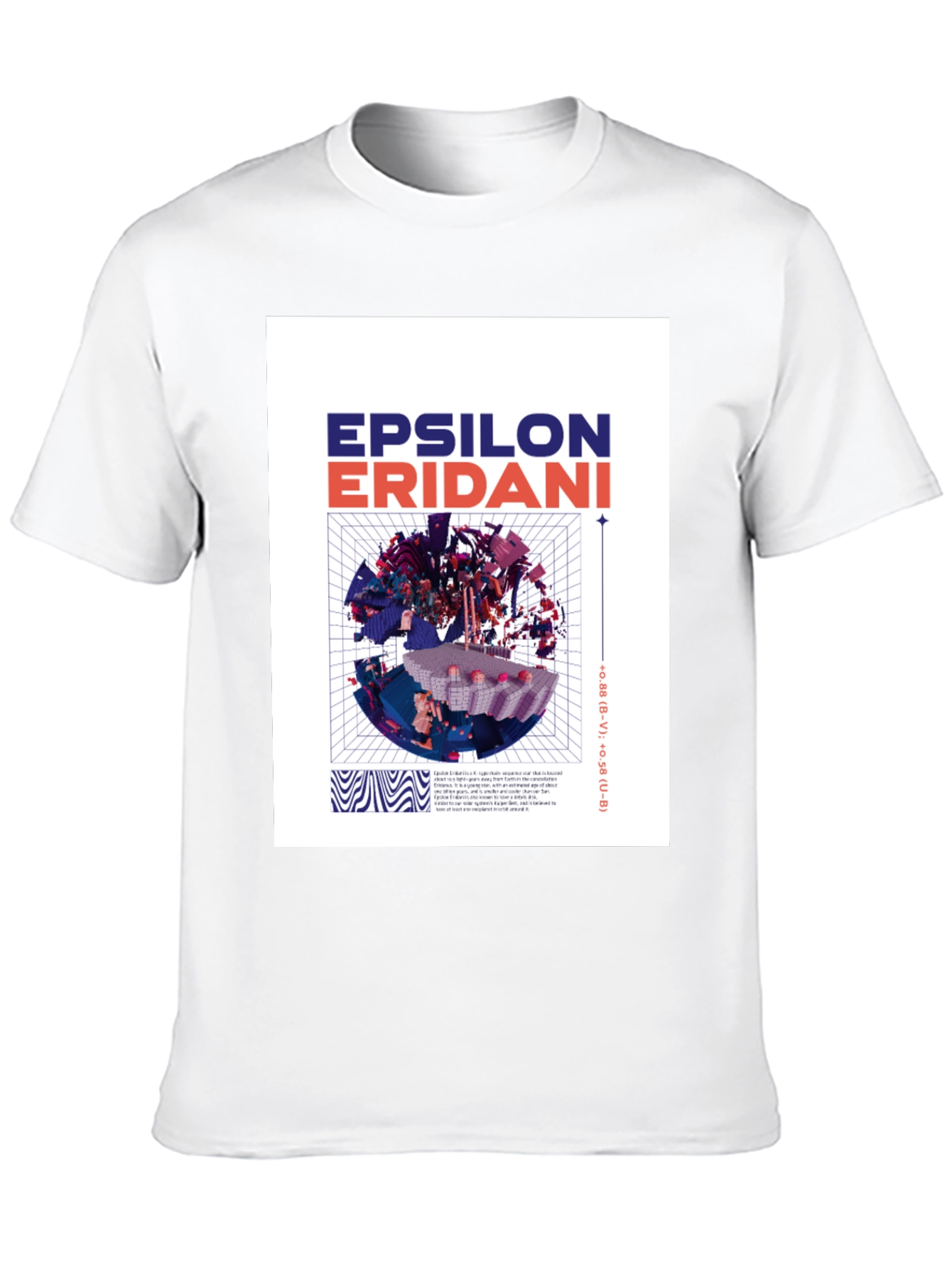 Epsilon Eridani Graphic T-Shirt - Stylish Space Art Tee