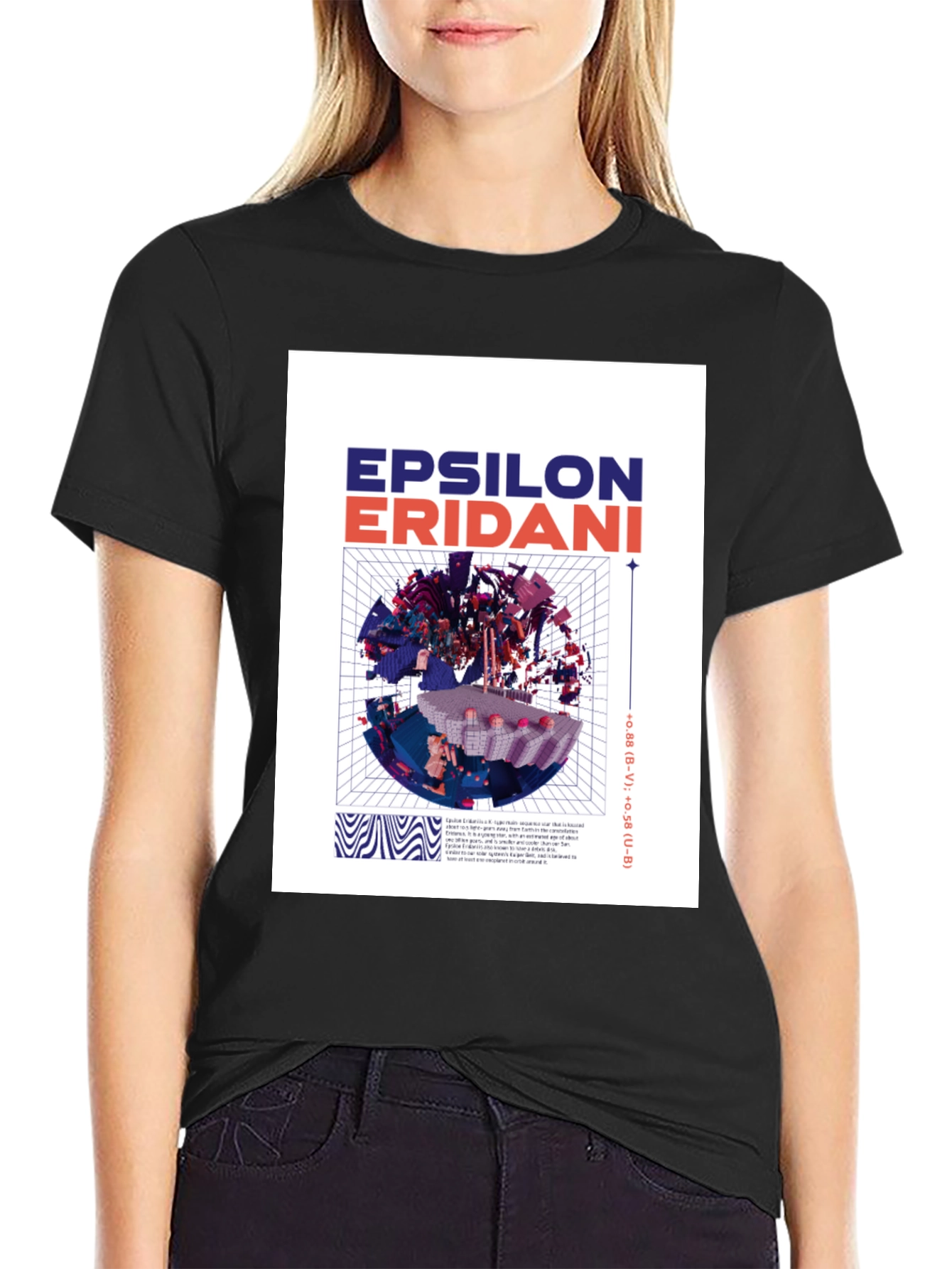 Epsilon Eridani Graphic T-Shirt - Stylish Space Art Tee