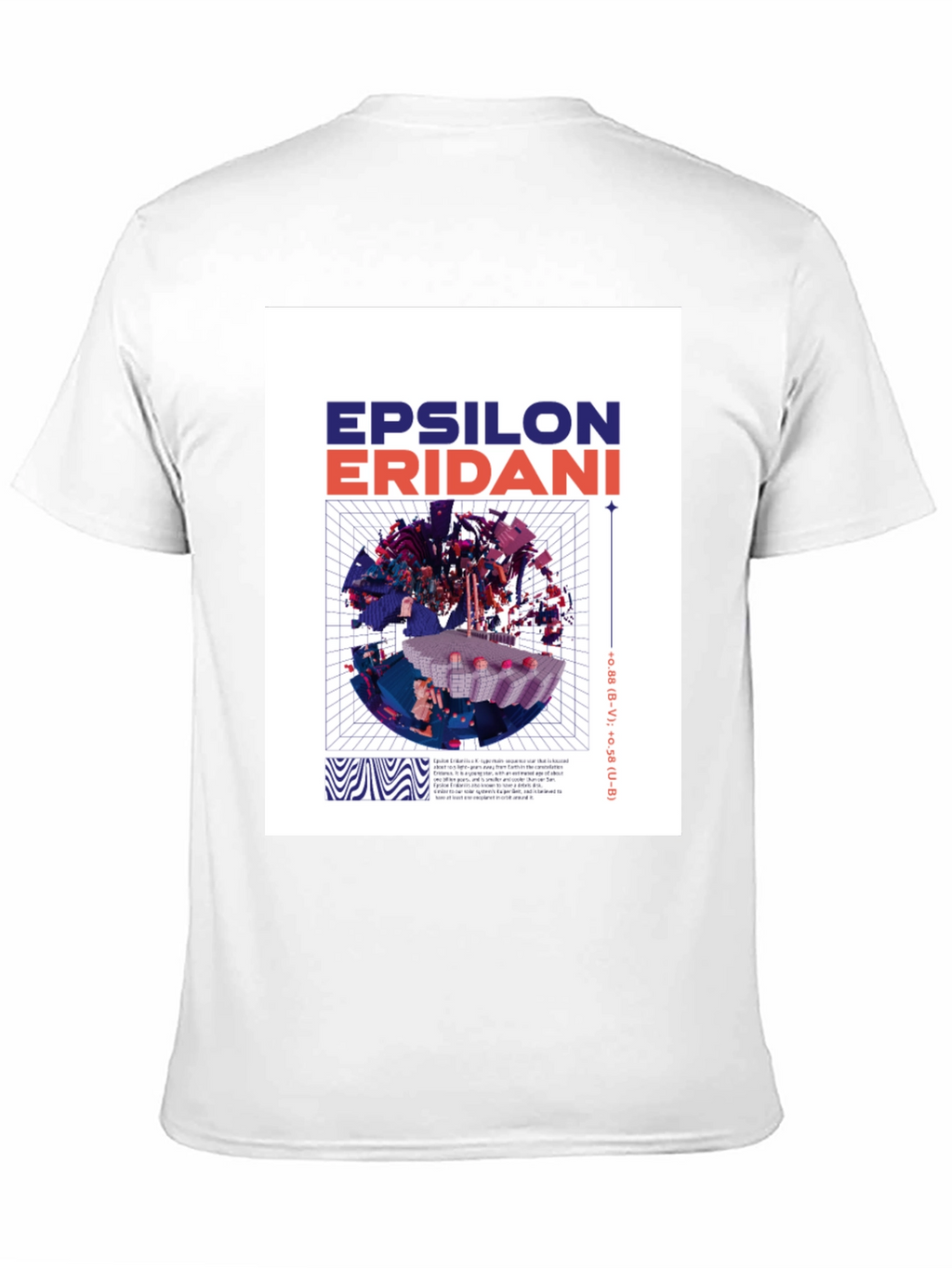 Epsilon Eridani Graphic T-Shirt - Stylish Space Art Tee