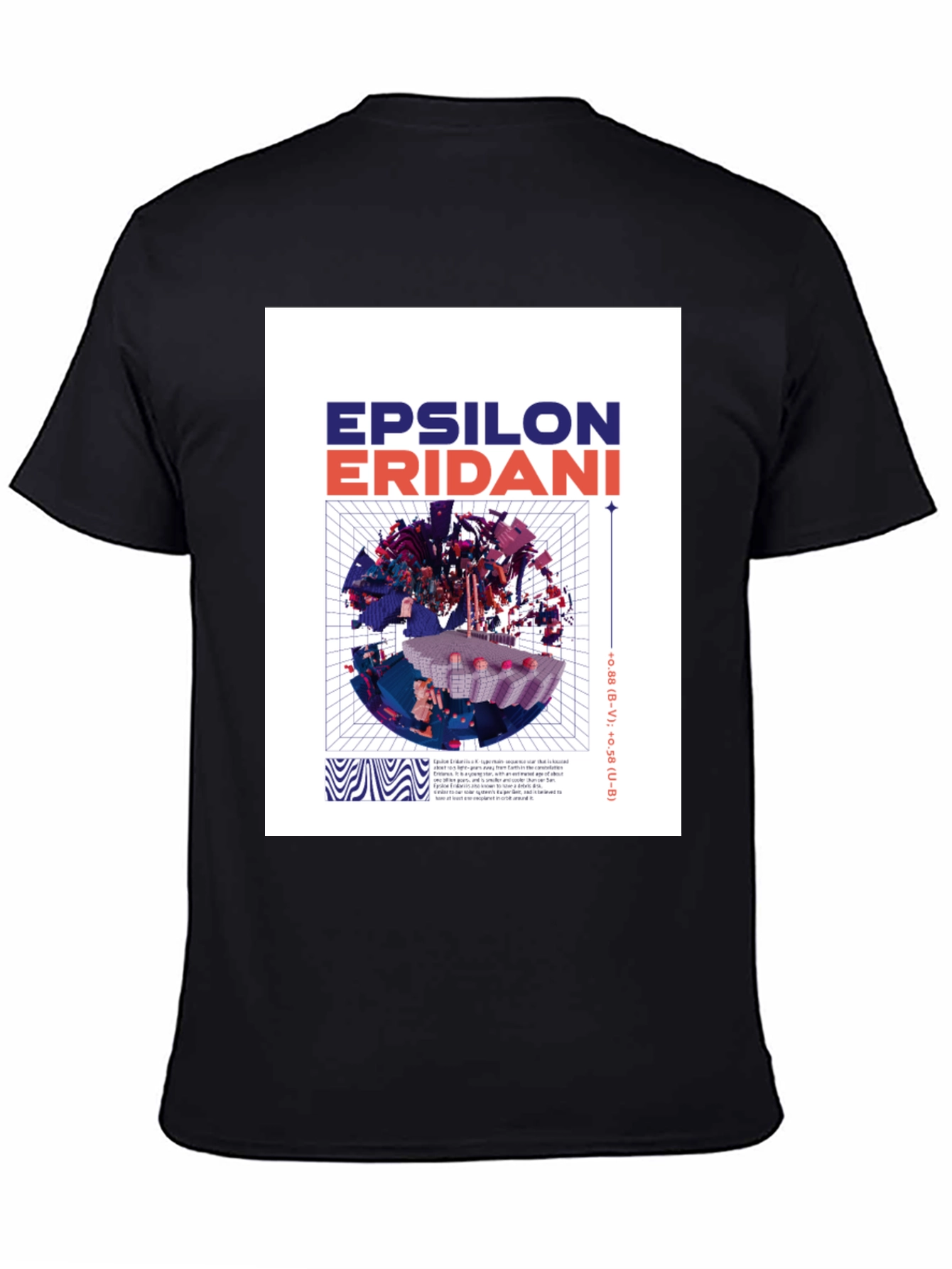 Epsilon Eridani Graphic T-Shirt - Stylish Space Art Tee