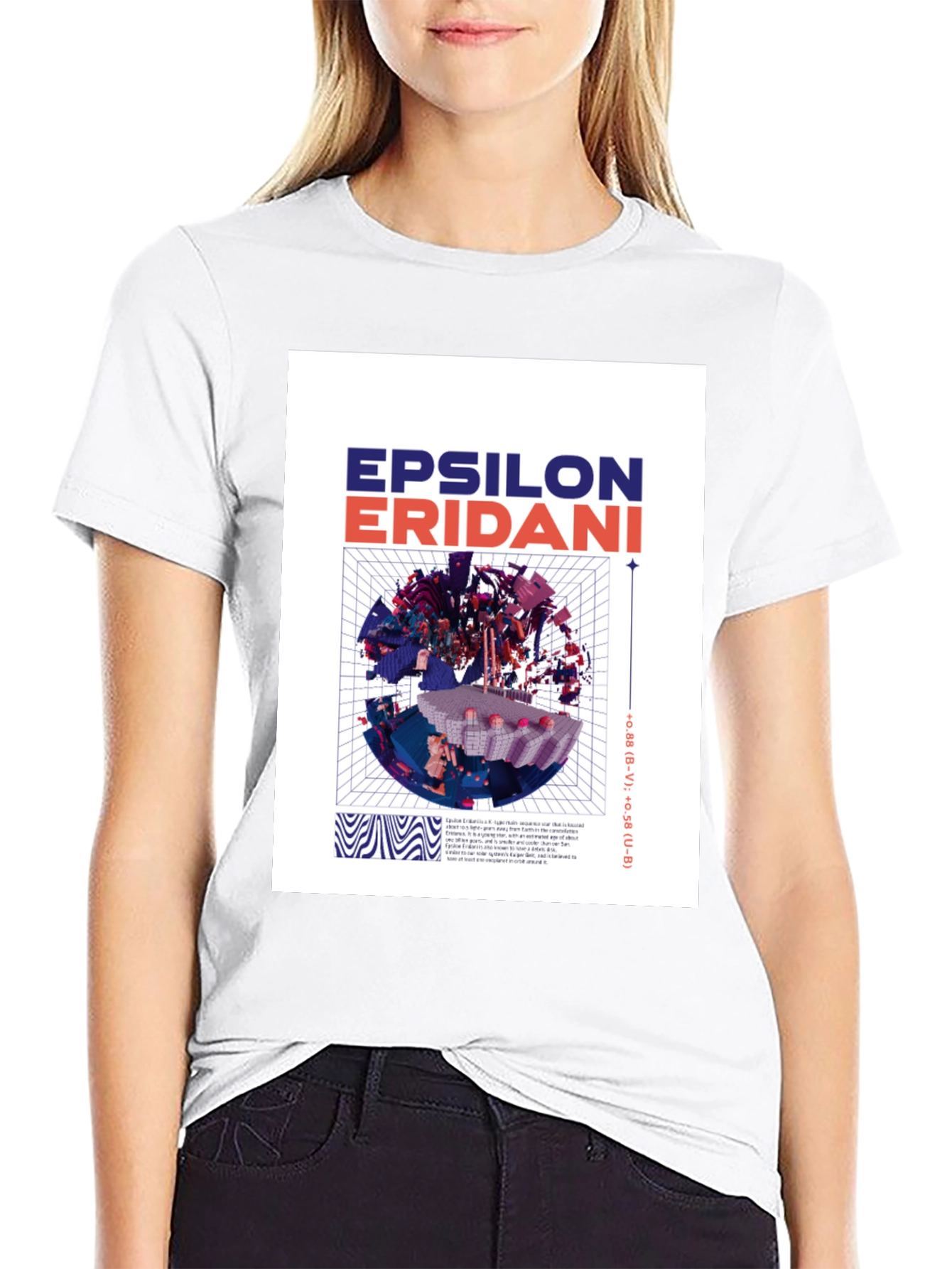 Epsilon Eridani Graphic T-Shirt - Stylish Space Art Tee