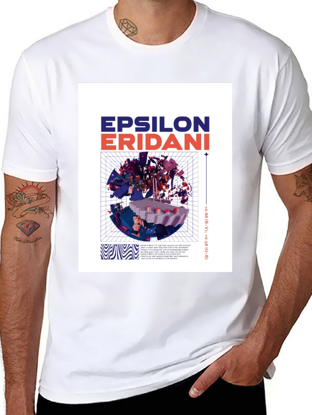 Epsilon Eridani Graphic T-Shirt - Stylish Space Art Tee