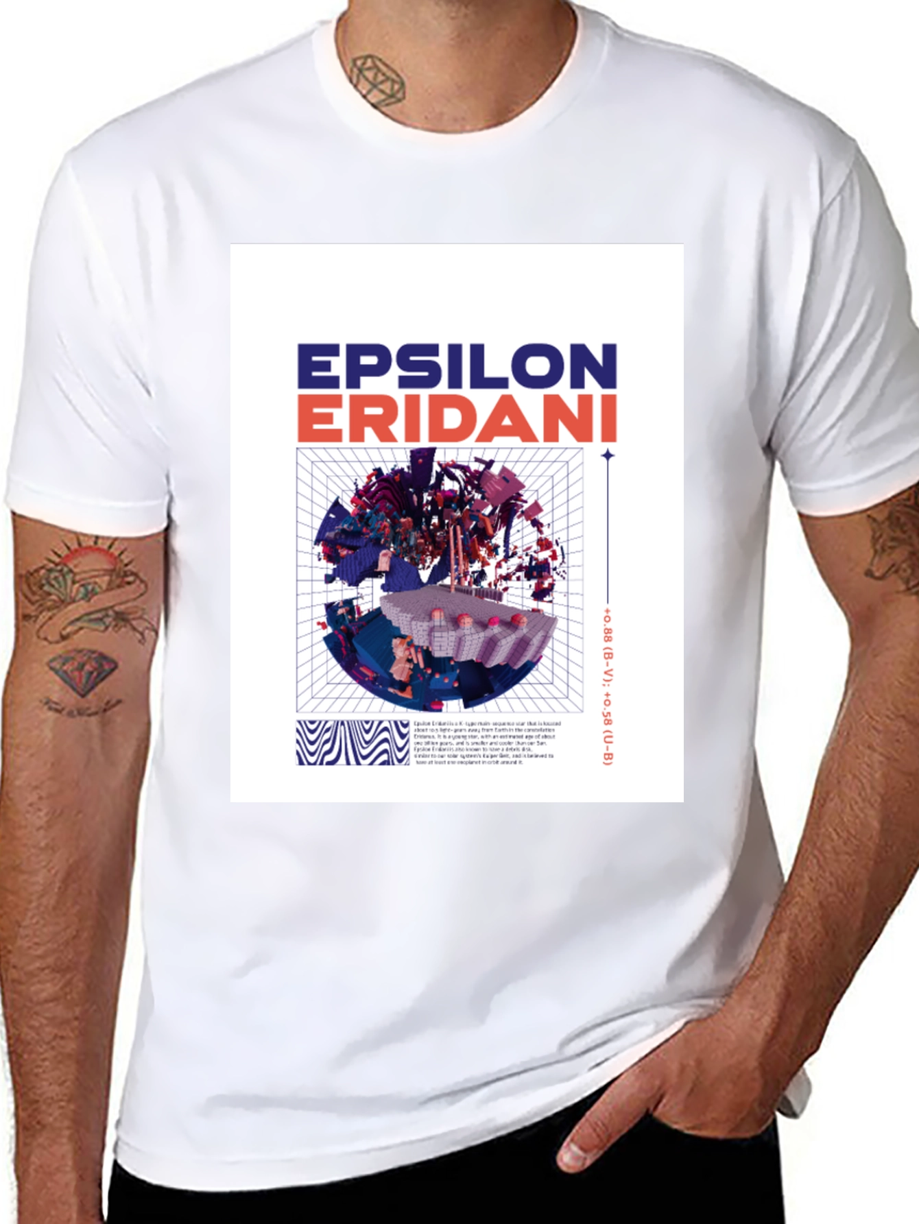Epsilon Eridani Graphic T-Shirt - Stylish Space Art Tee
