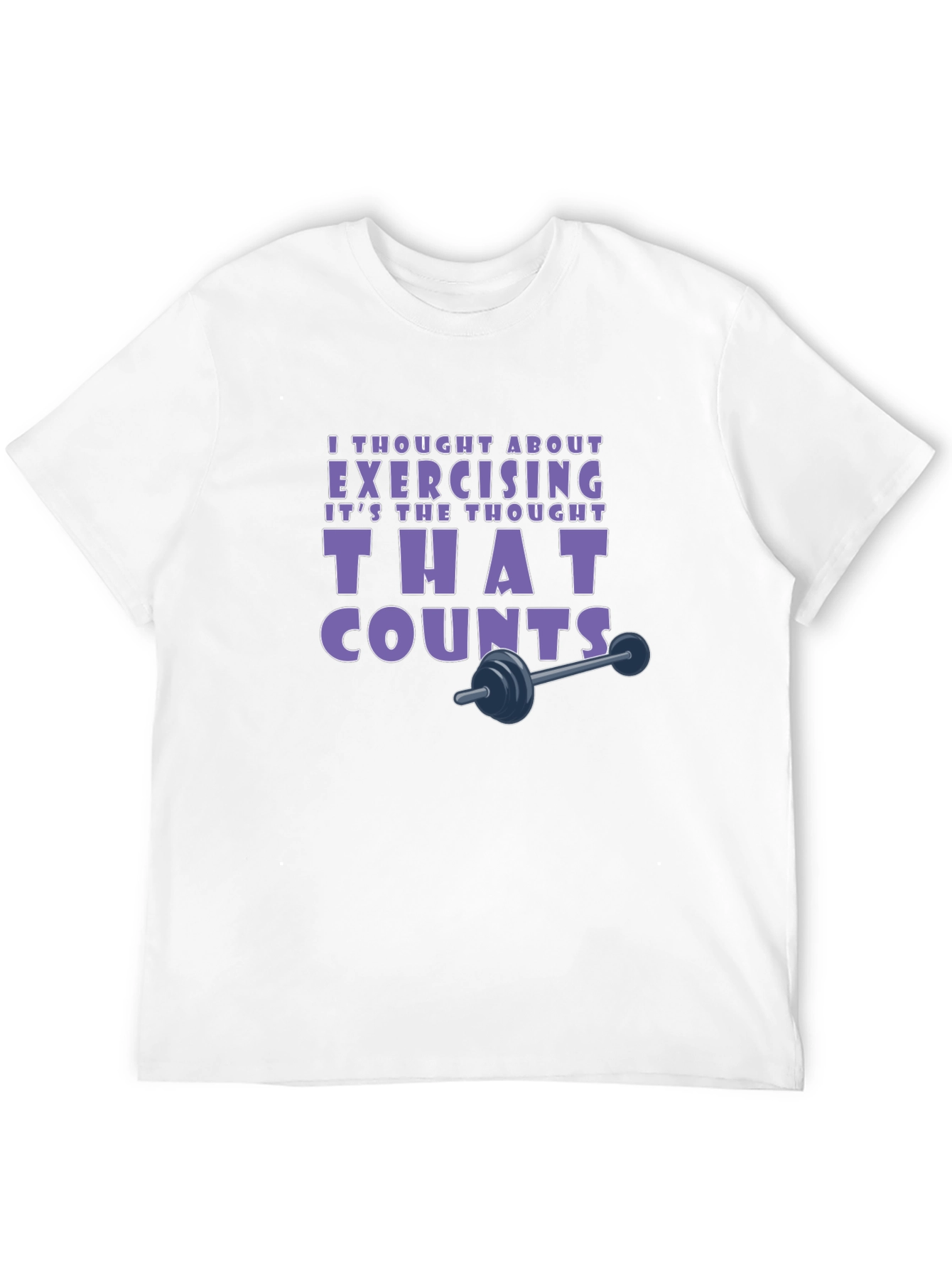 Exercise Thought Counts Tee