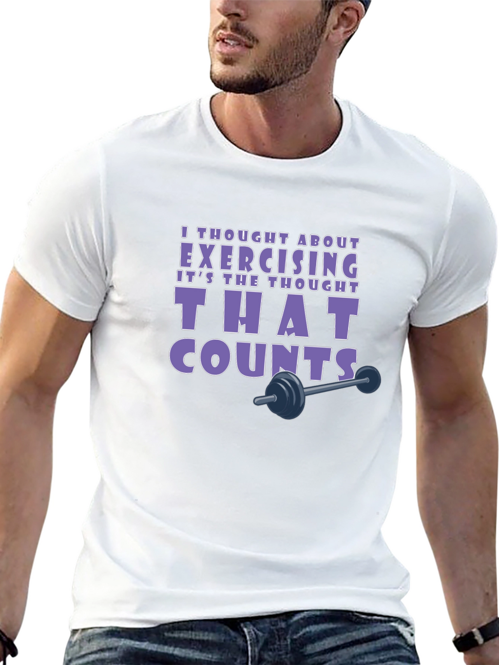 Exercise Thought Counts Tee
