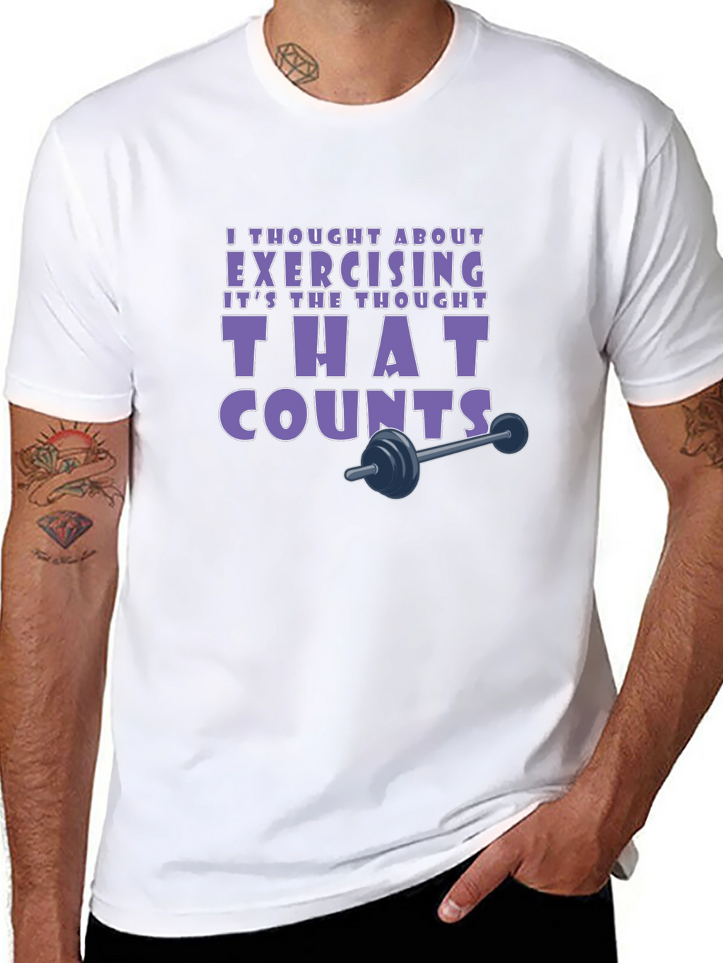 Exercise Thought Counts Tee