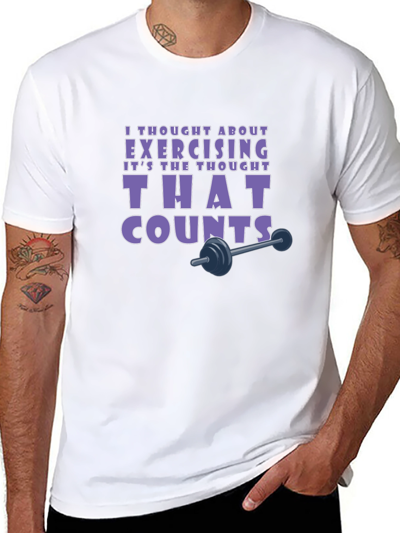 Exercise Thought Counts Tee