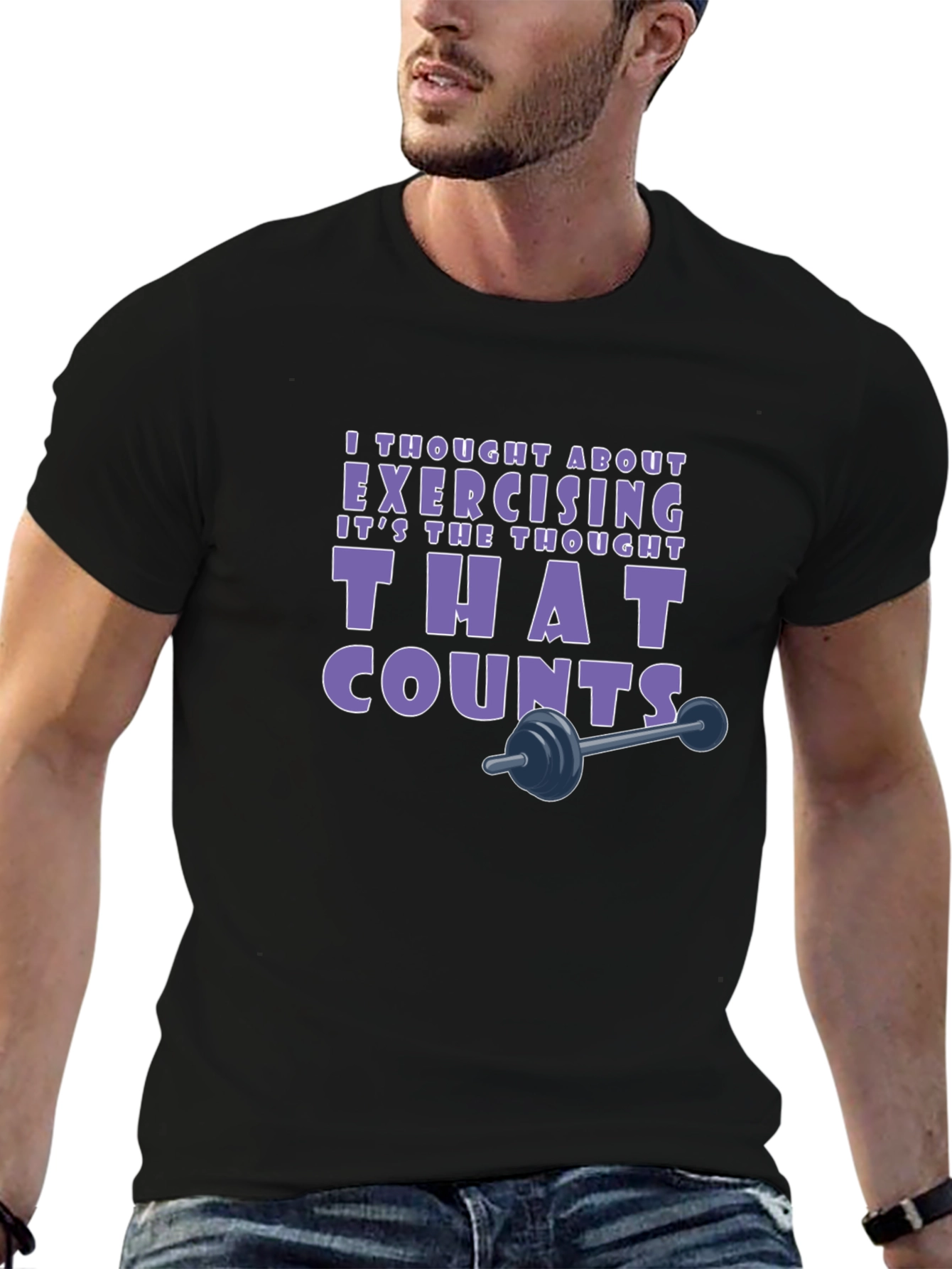 Exercise Thought Counts Tee