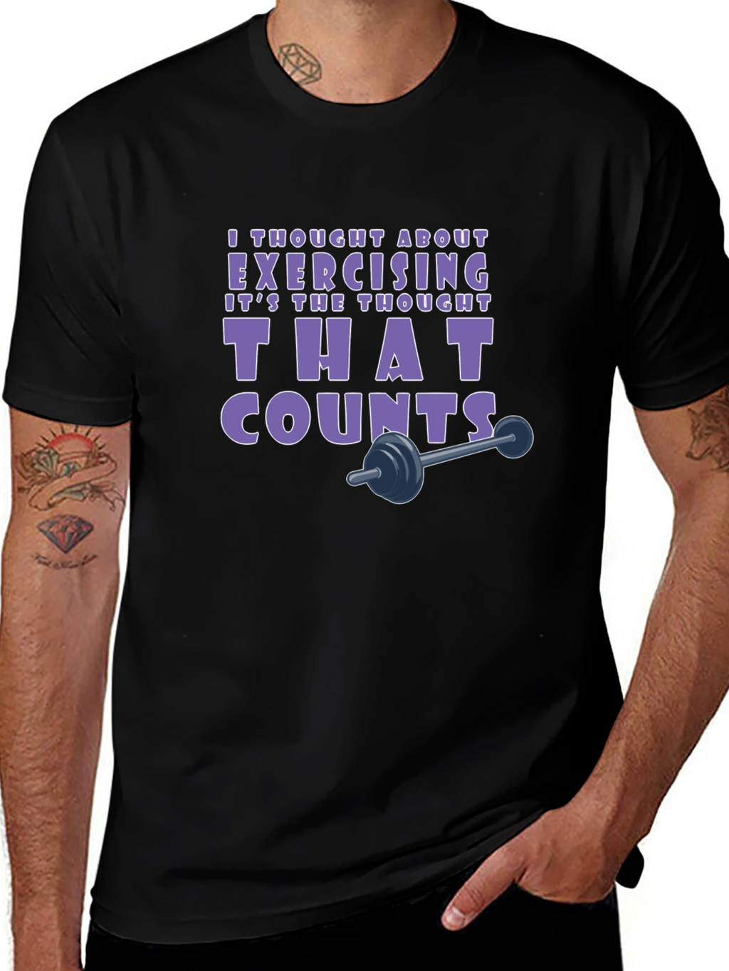 Exercise Thought Counts Tee