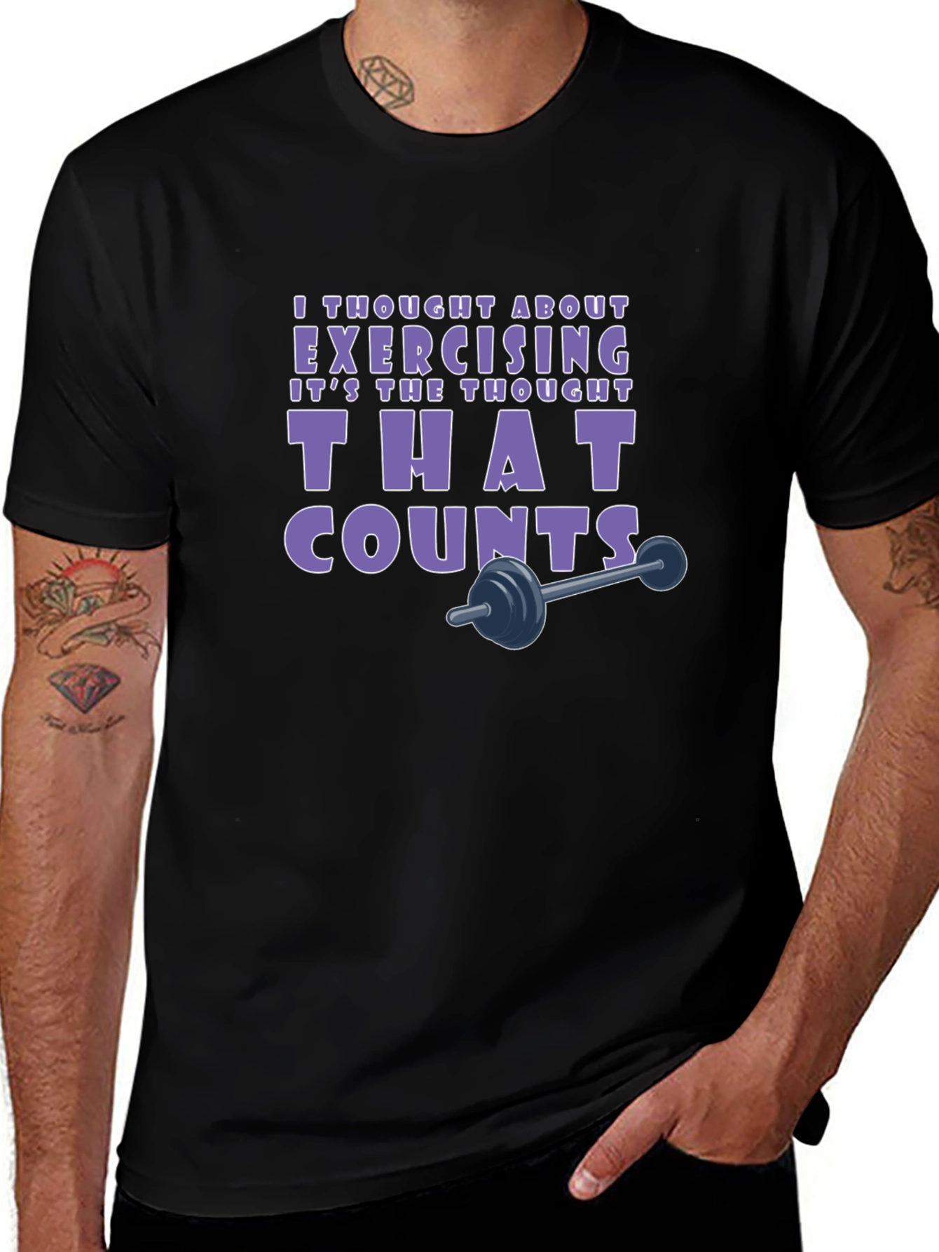 Exercise Thought Counts Tee