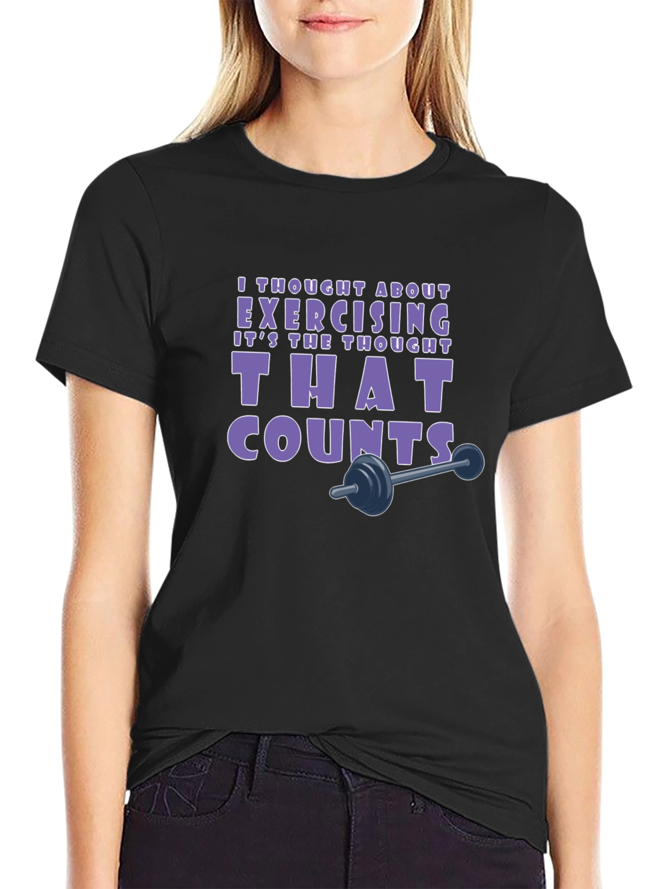 Exercise Thought Counts Tee