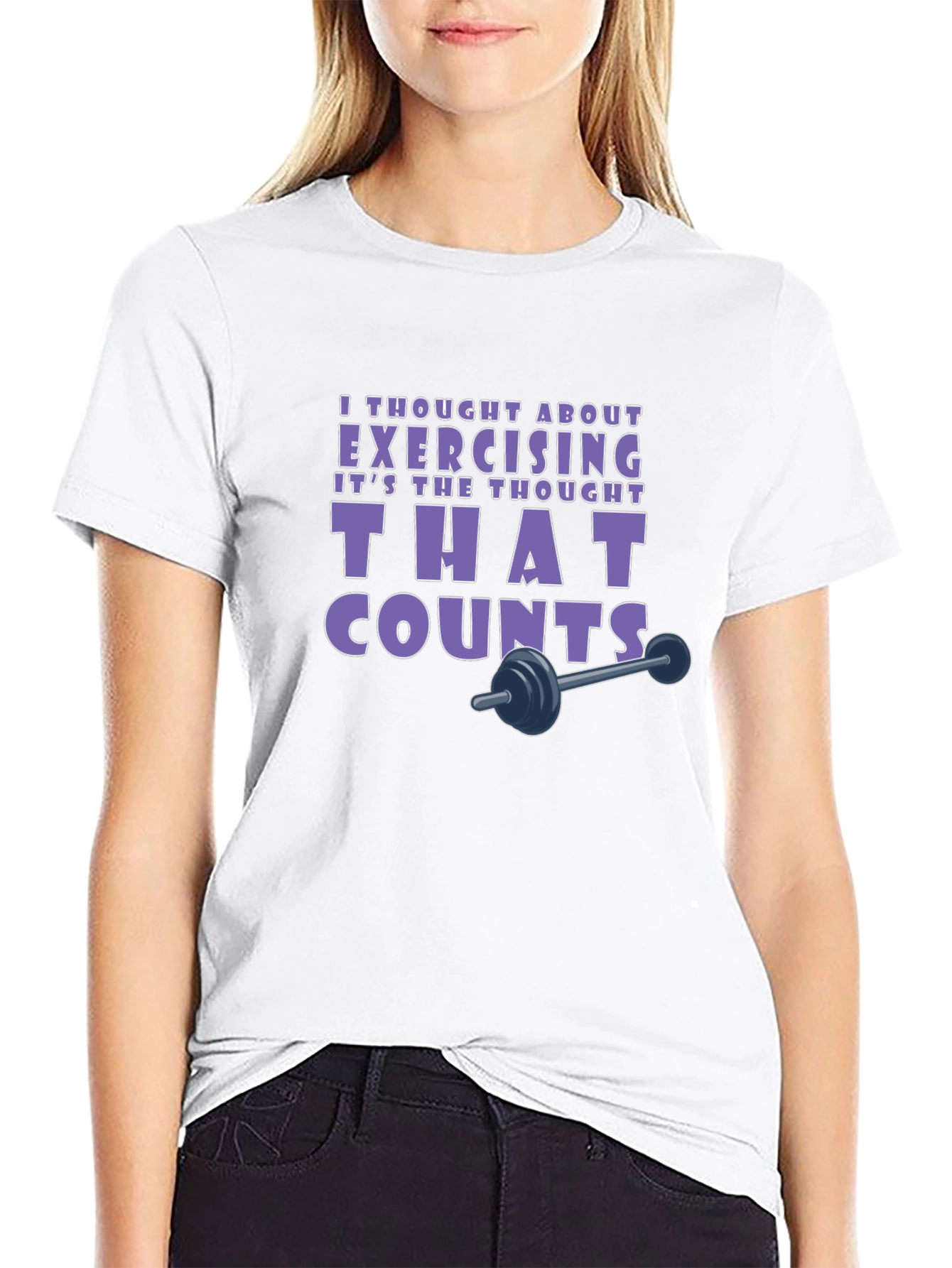 Exercise Thought Counts Tee
