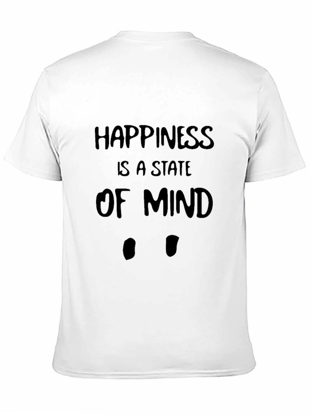 Happiness State of Mind Black T-Shirt