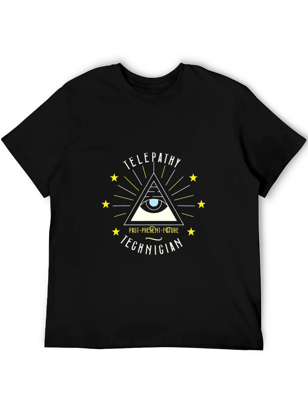 Telepathy Technician Black Graphic Tee