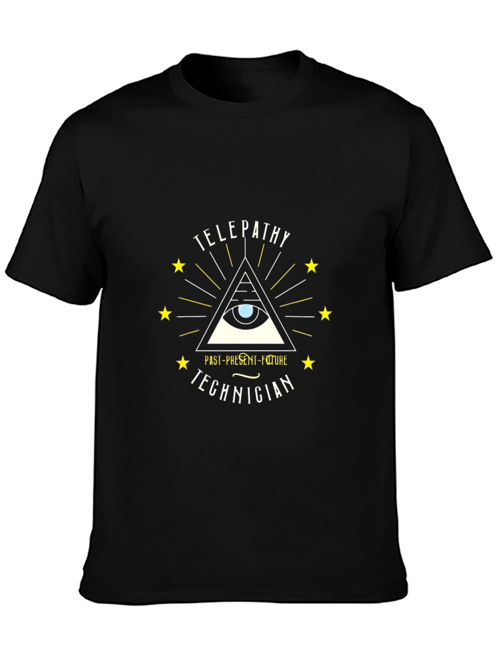 Telepathy Technician Black Graphic Tee