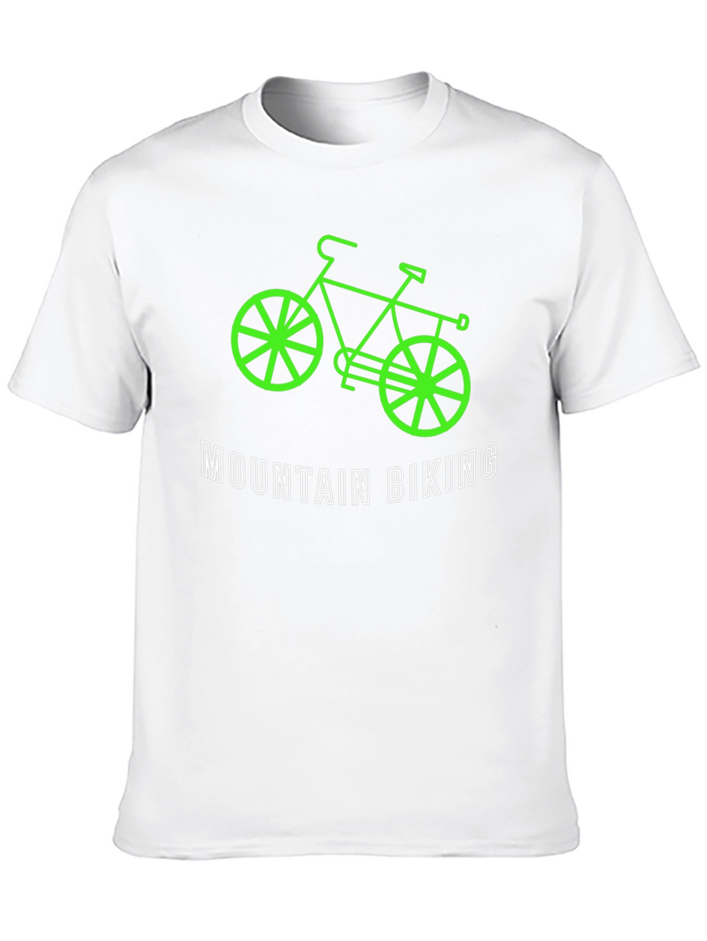 Mountain Biking Graphic T-Shirt - Black