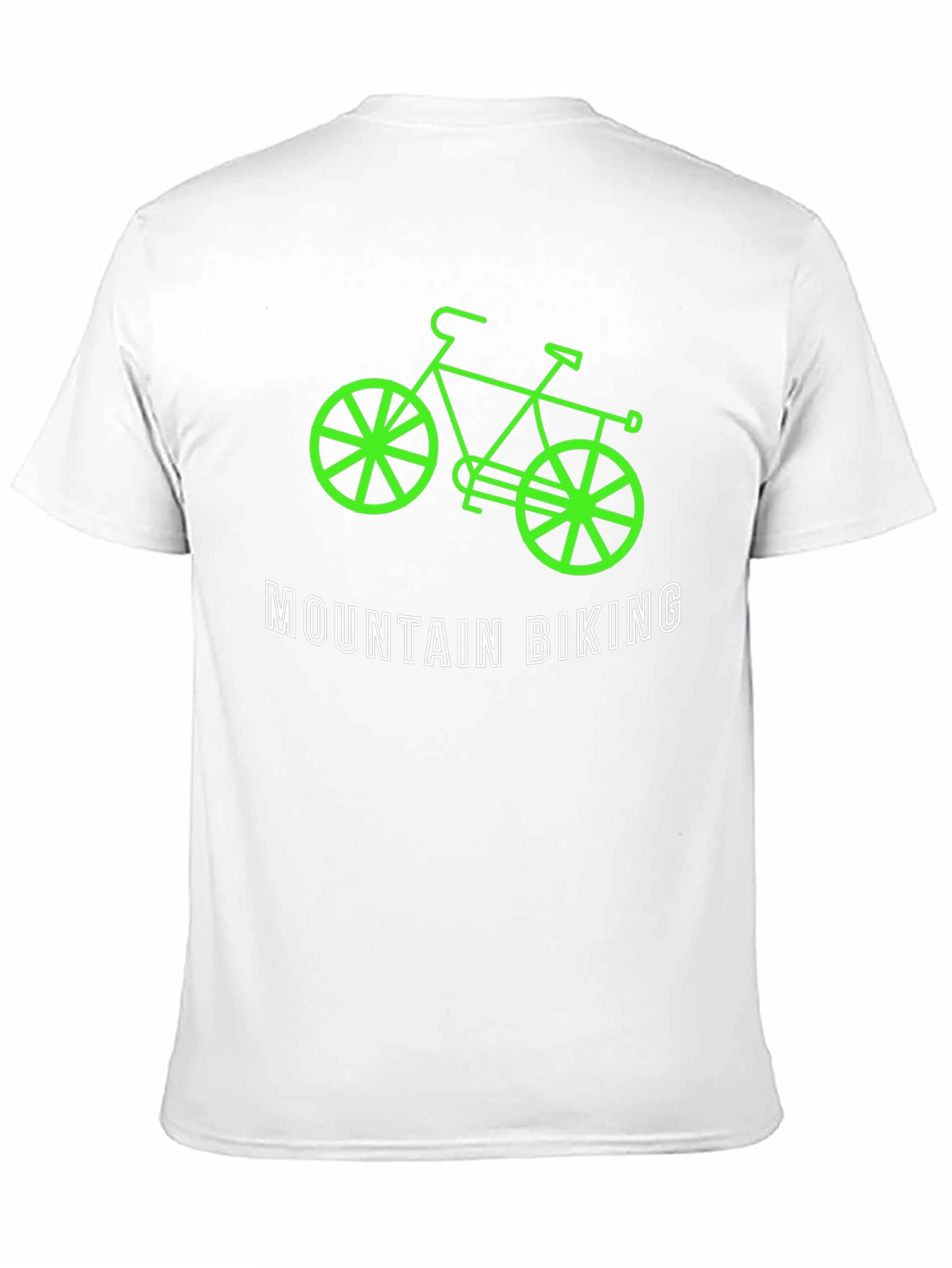 Mountain Biking Graphic T-Shirt - Black