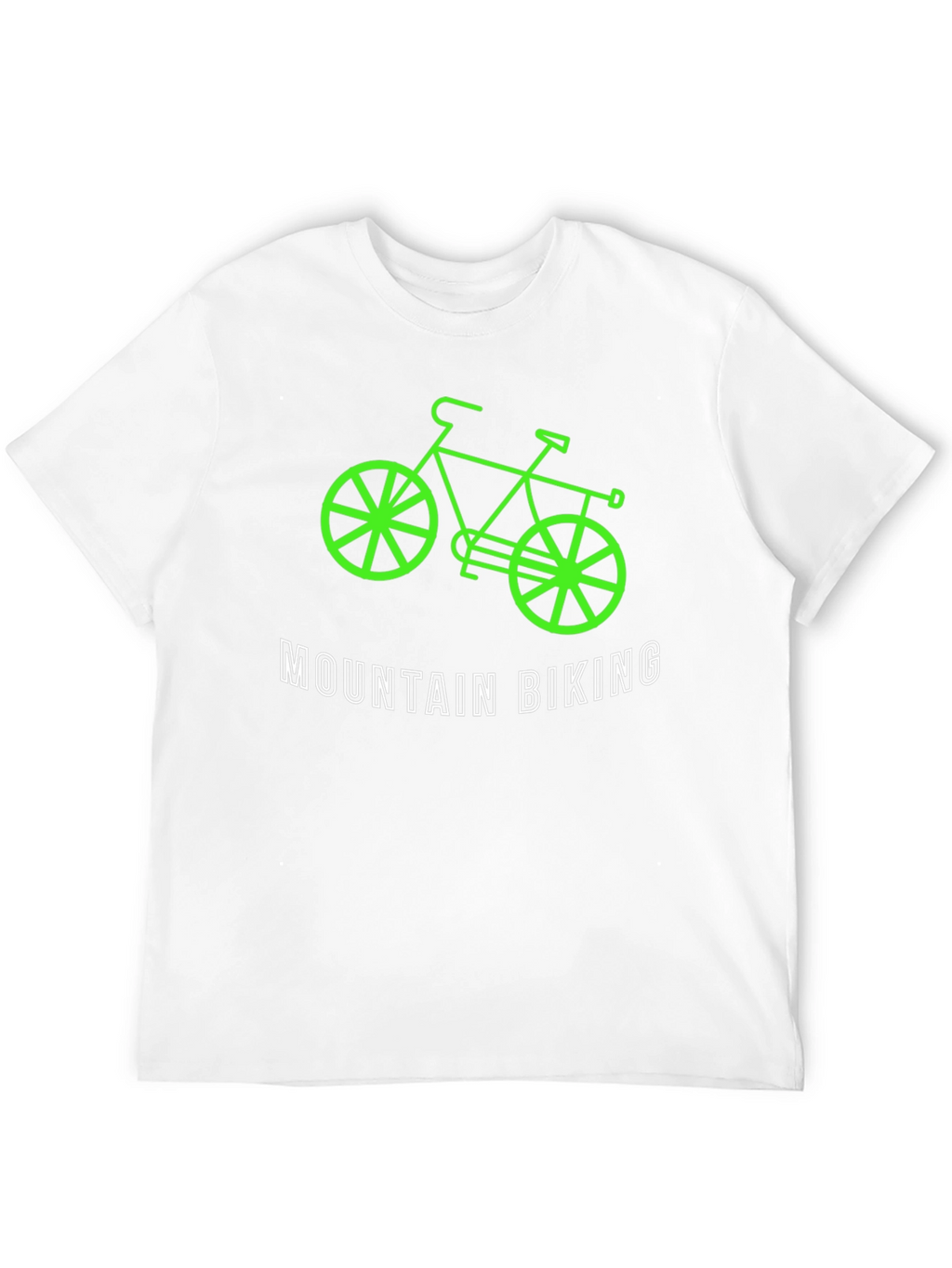 Mountain Biking Graphic T-Shirt - Black