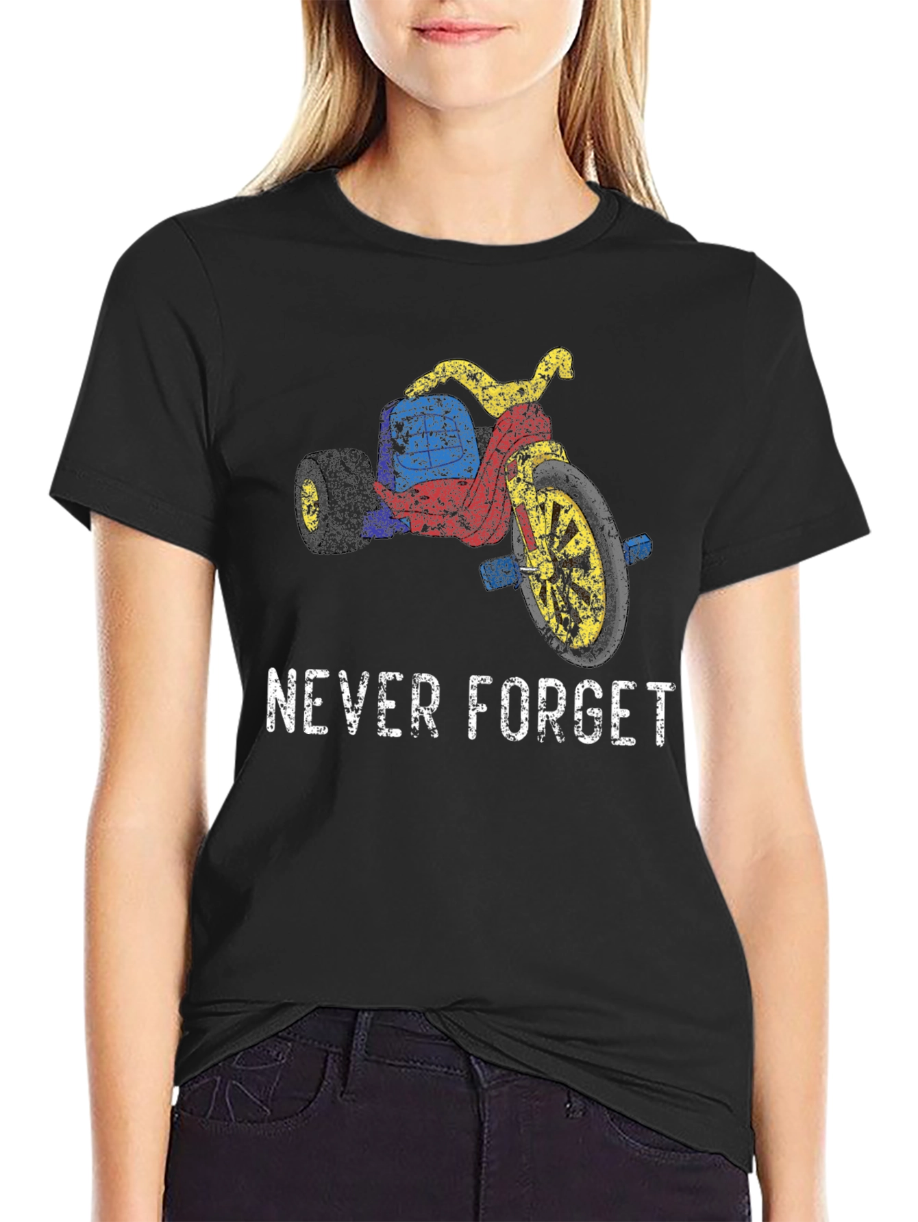 Retro Tricycle T-Shirt - Never Forget