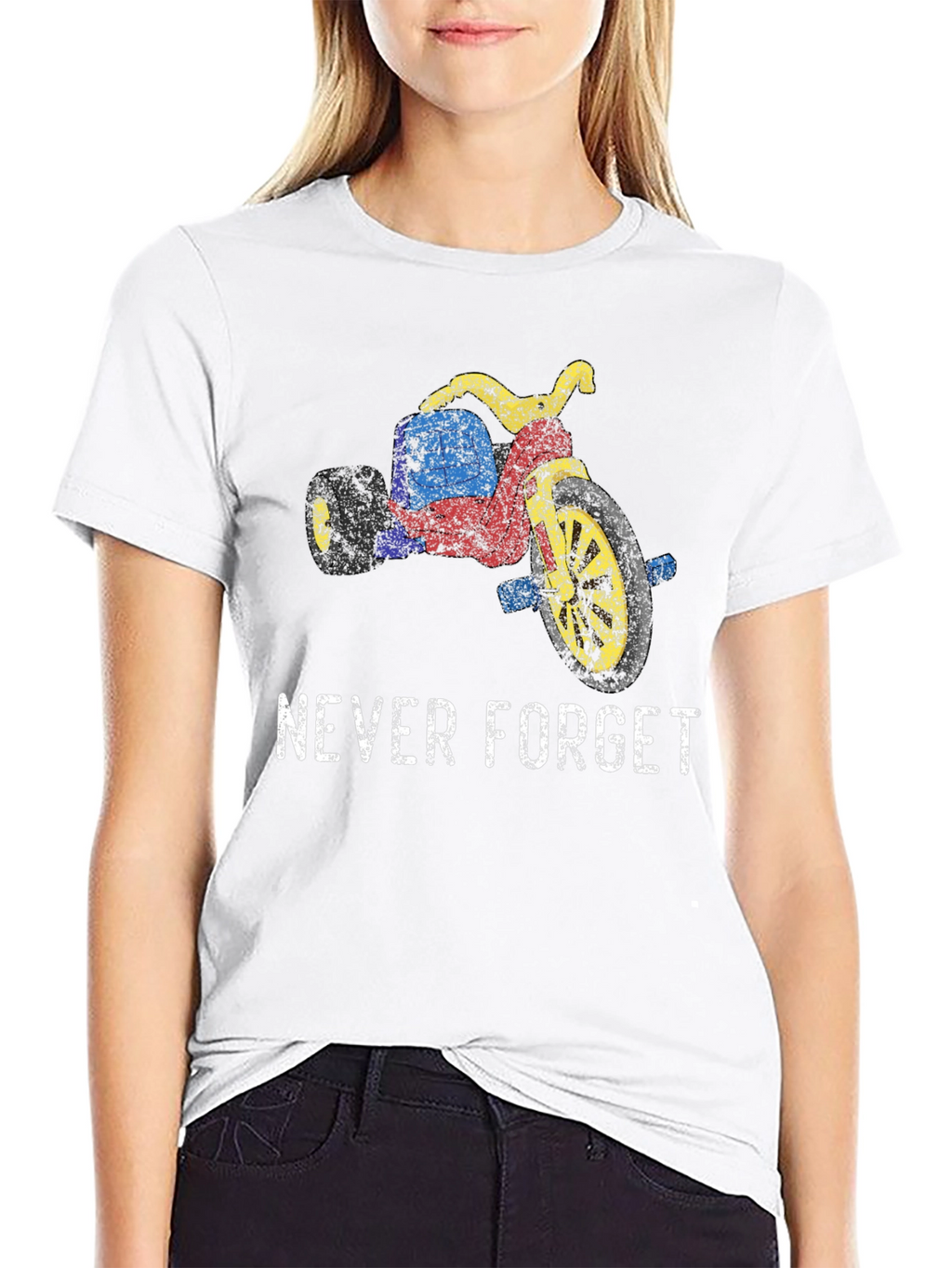 Retro Tricycle T-Shirt - Never Forget