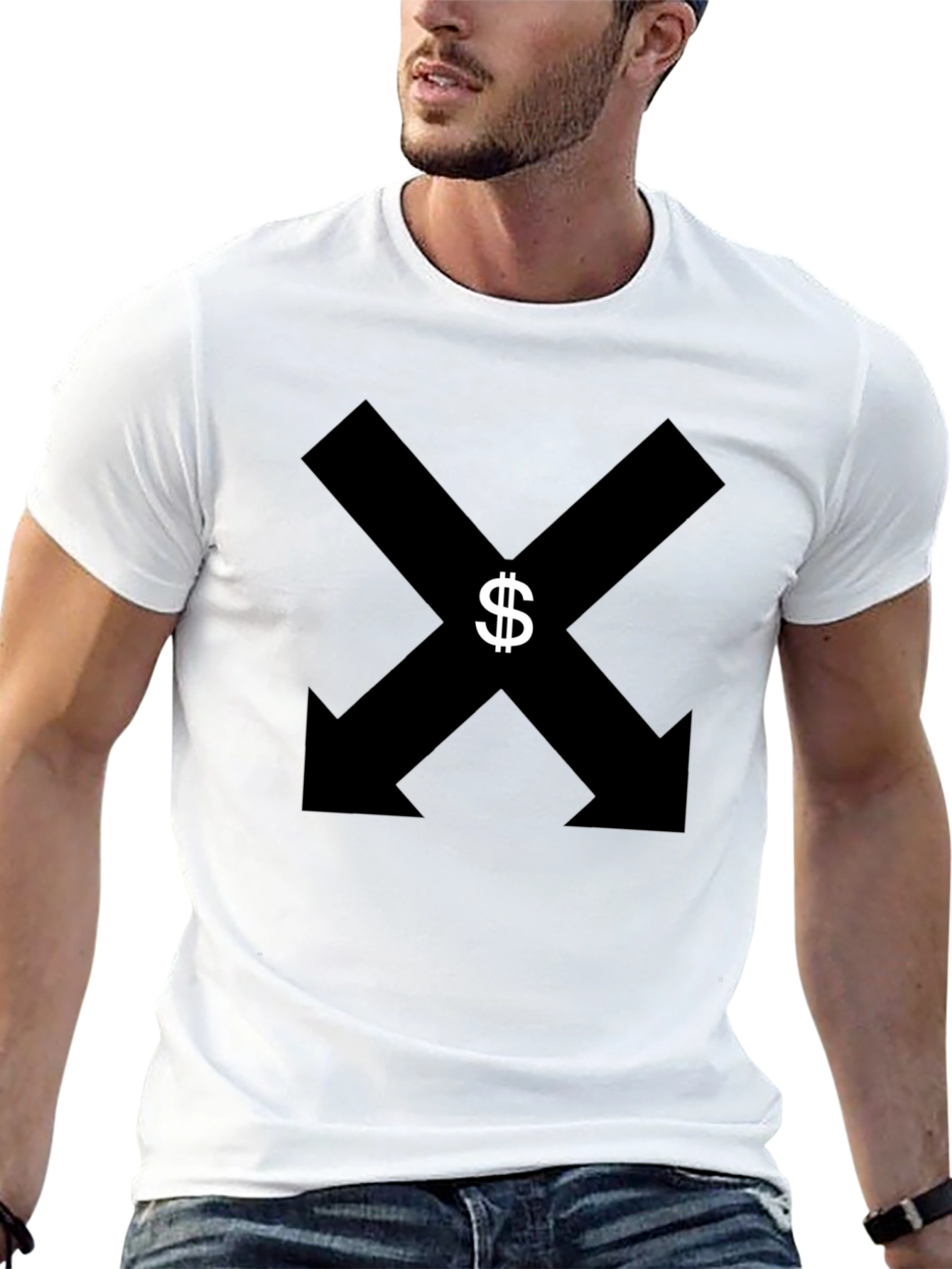 Downwards Dollar Sign T-Shirt