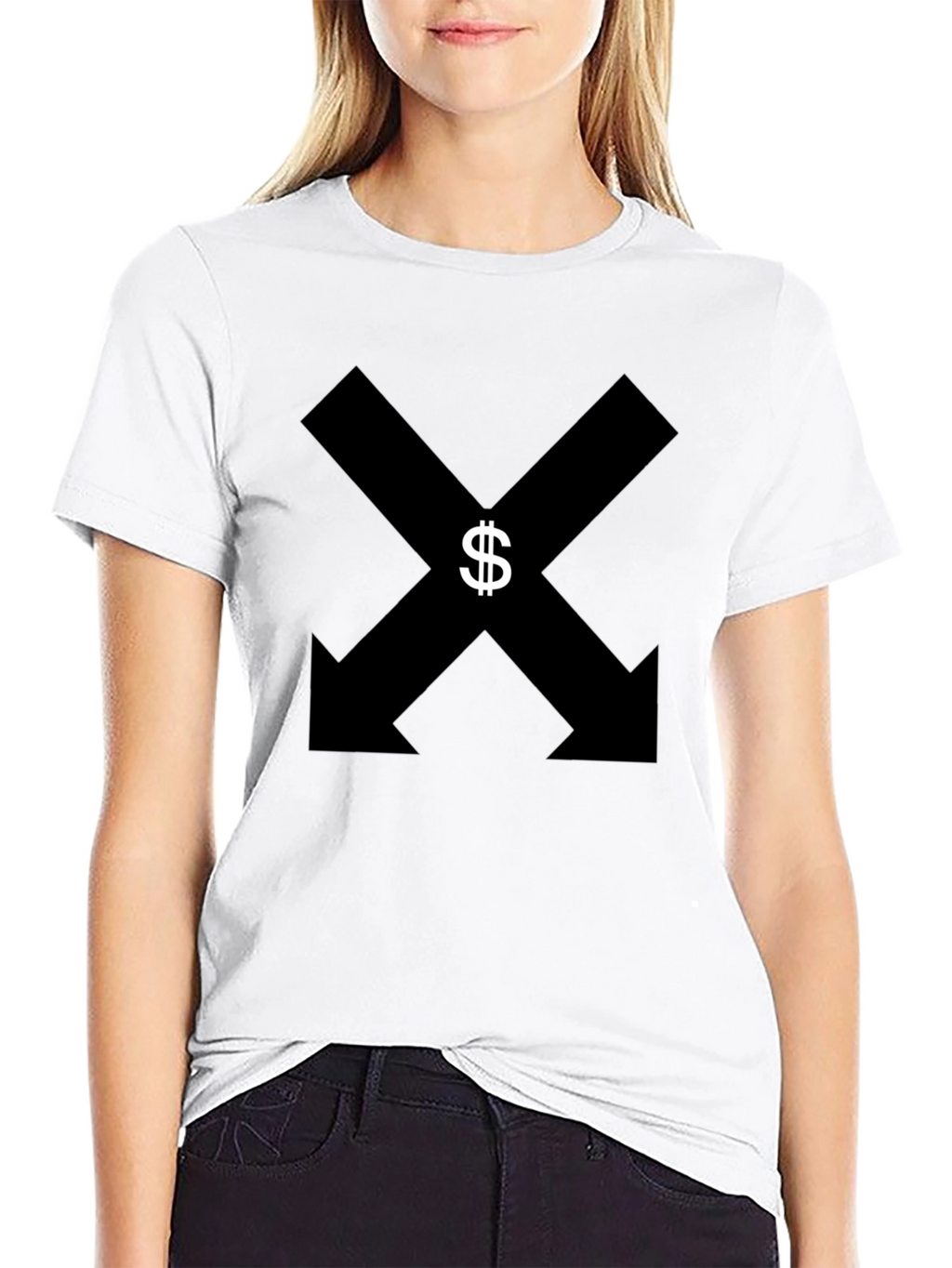 Downwards Dollar Sign T-Shirt