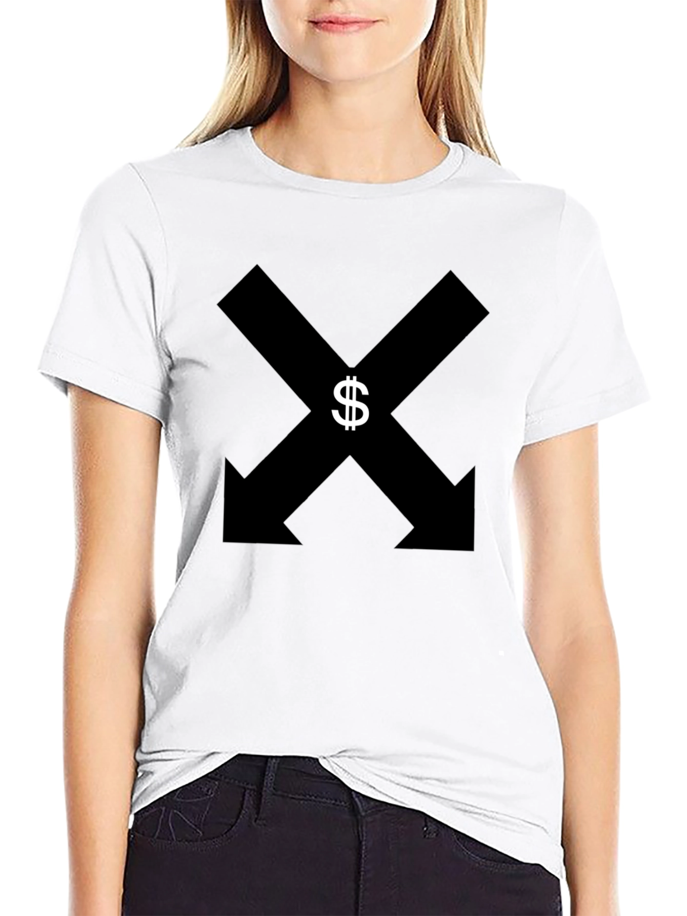 Downwards Dollar Sign T-Shirt