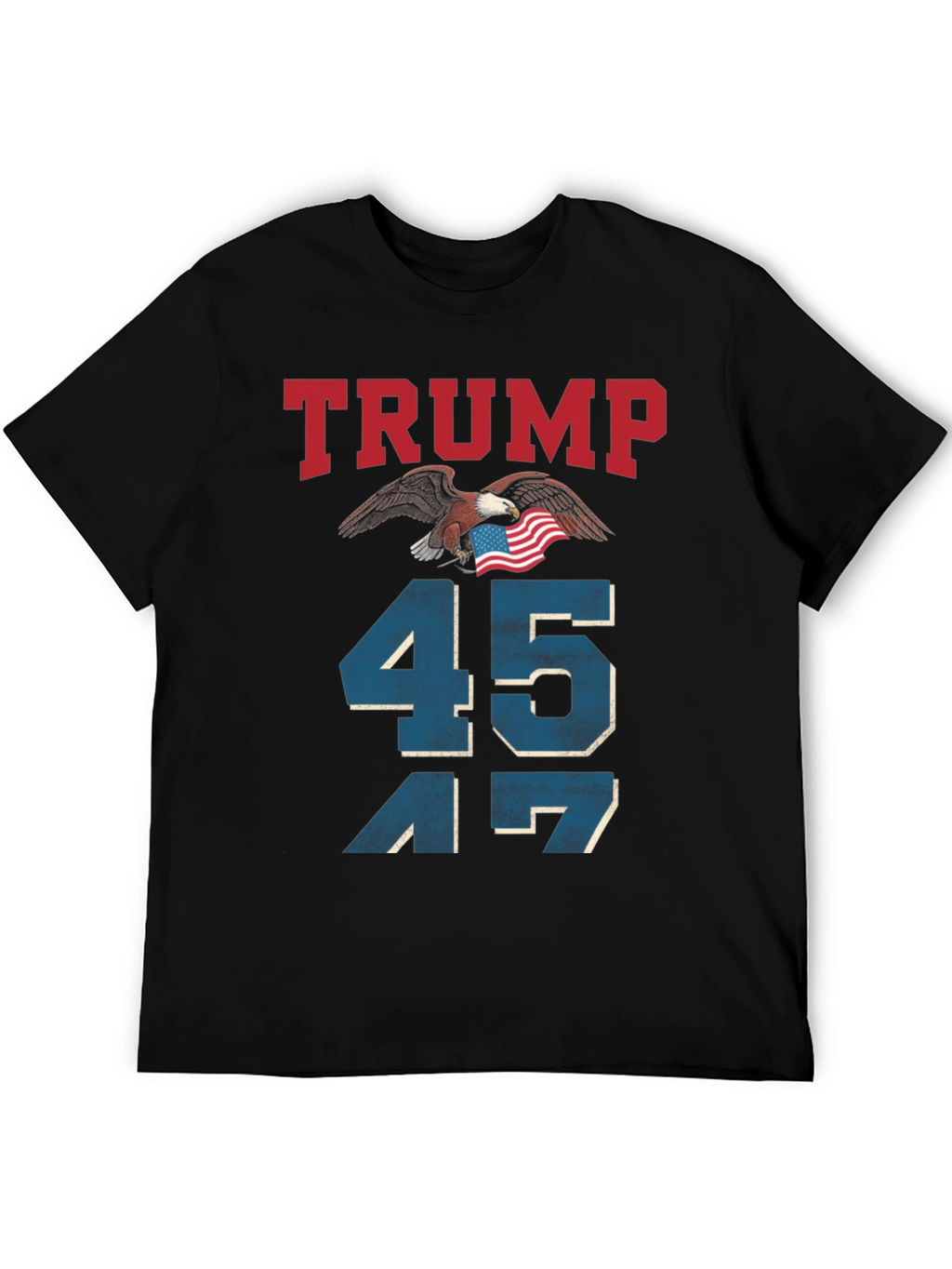 Trump 45 47 Eagle Patriotic T-Shirt