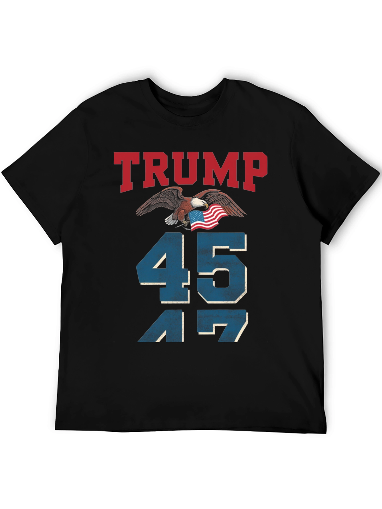Trump 45 47 Eagle Patriotic T-Shirt