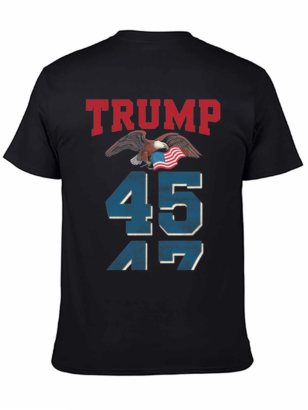 Trump 45 47 Eagle Patriotic T-Shirt