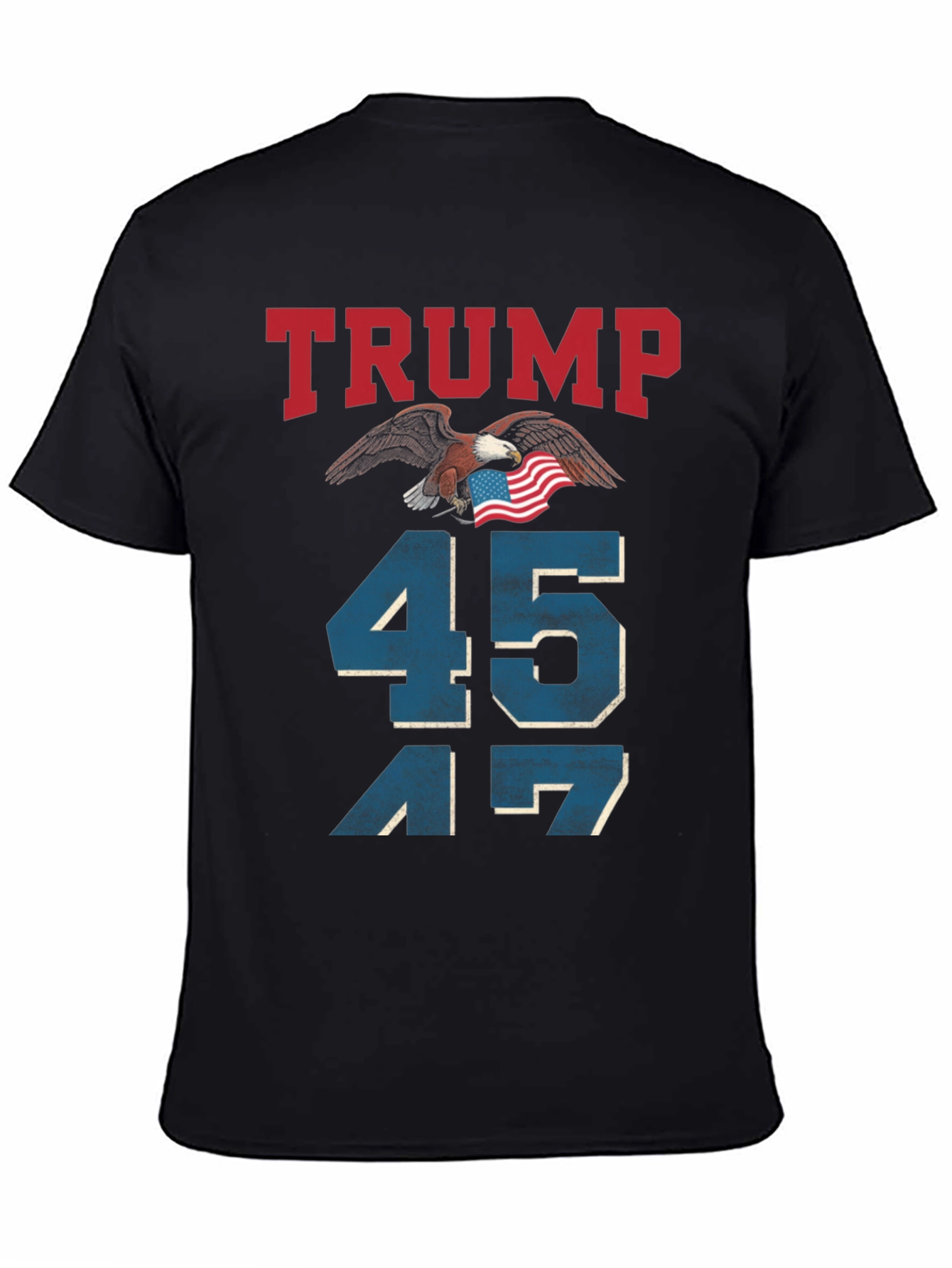 Trump 45 47 Eagle Patriotic T-Shirt