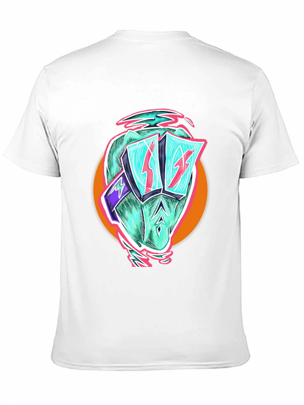 Cool Dino Black T-Shirt - Retro Cartoon Graphic