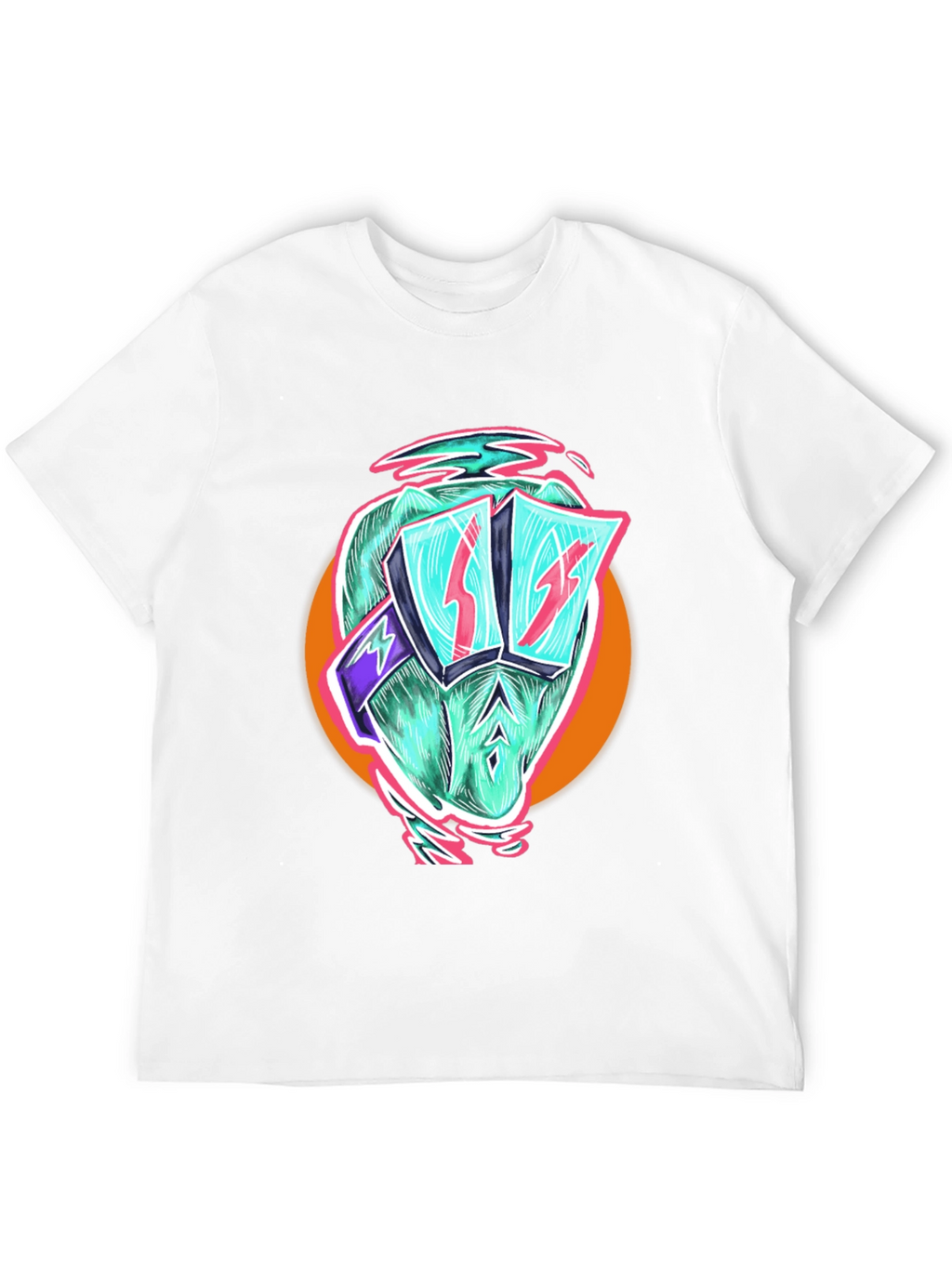 Cool Dino Black T-Shirt - Retro Cartoon Graphic