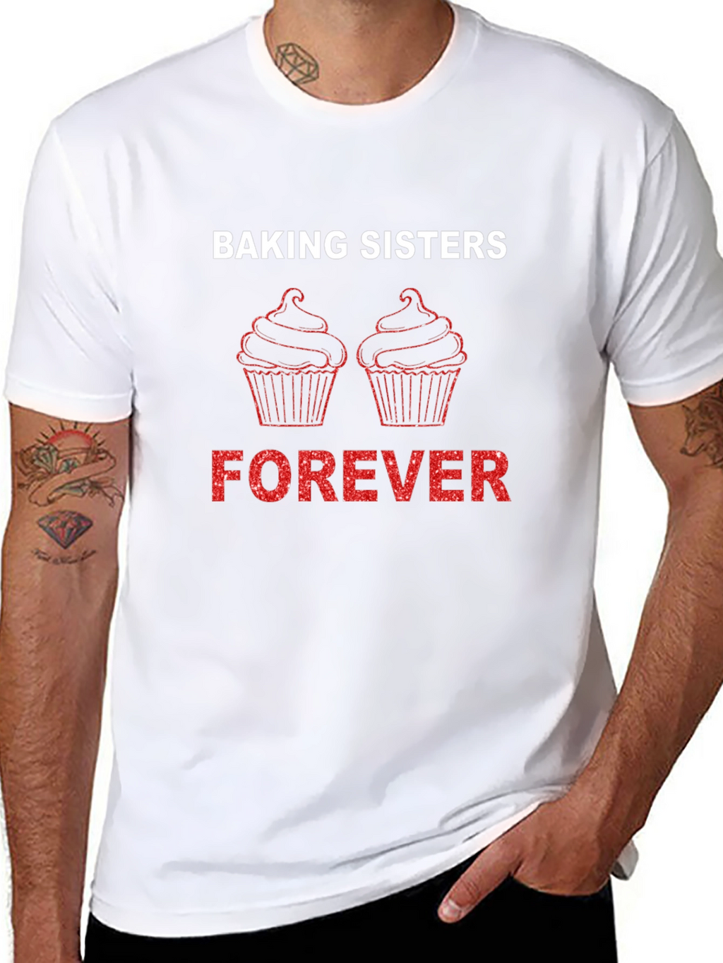 Baking Sisters Forever T-Shirt Cupcake Tee