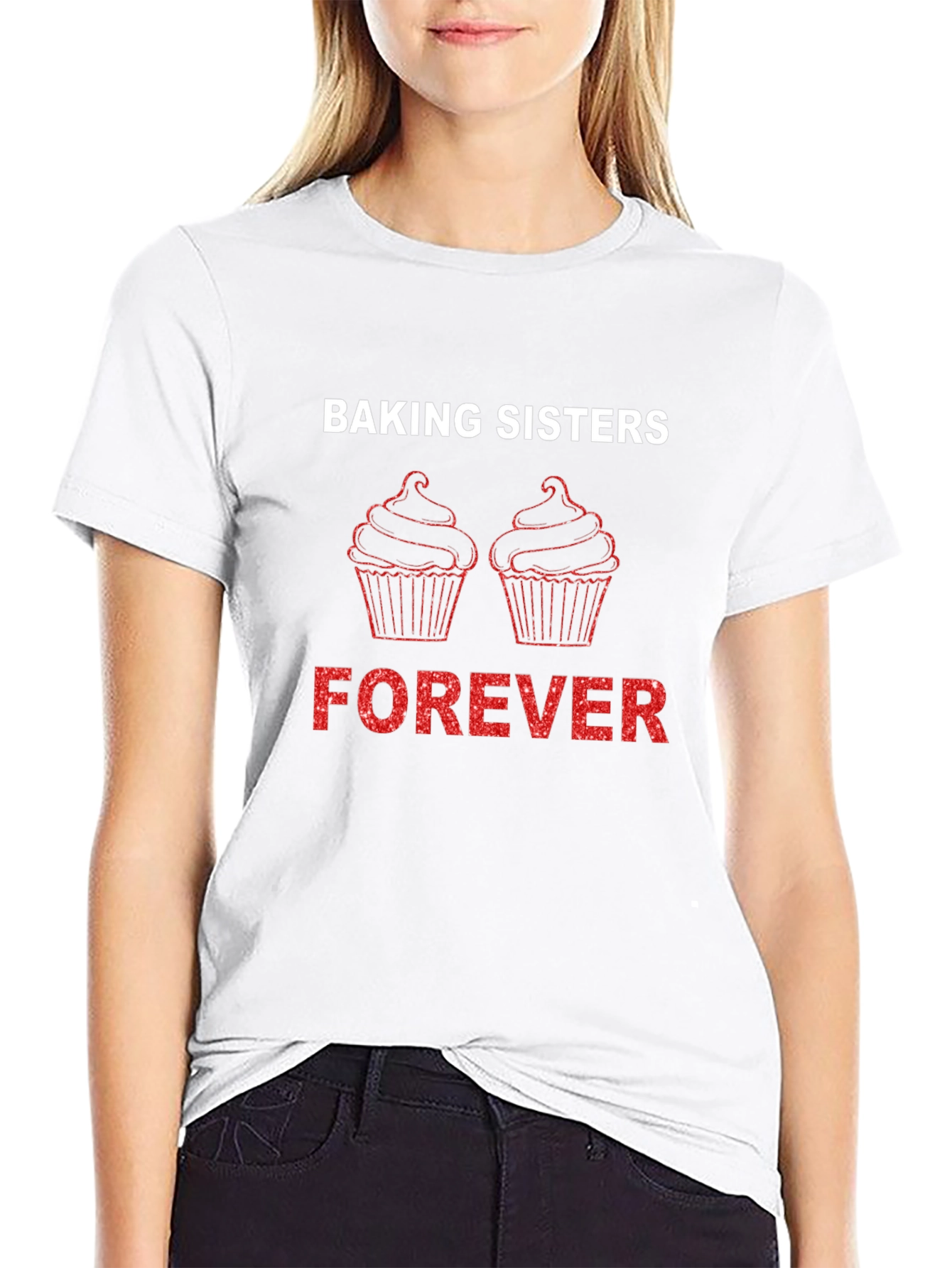 Baking Sisters Forever T-Shirt Cupcake Tee