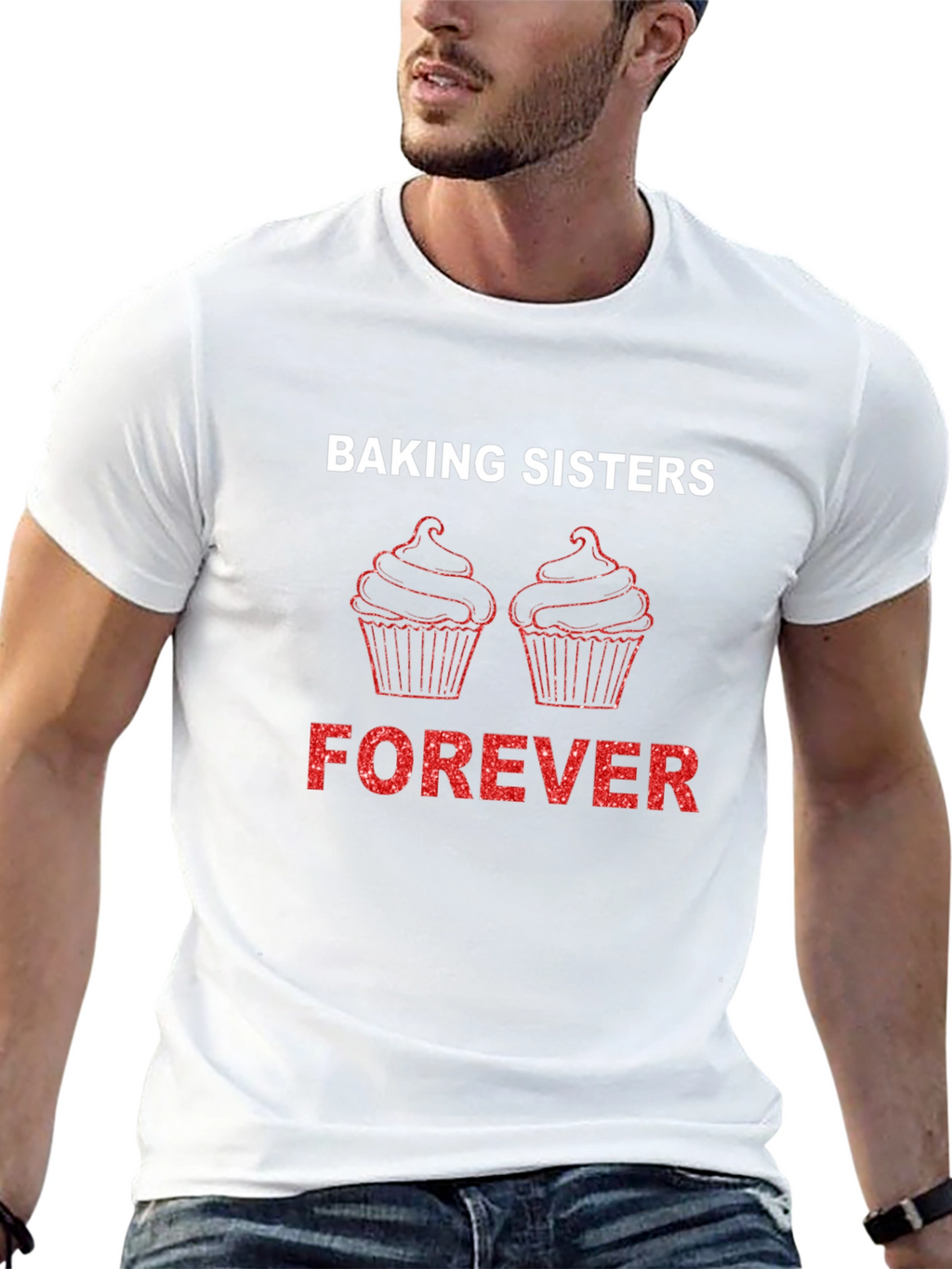 Baking Sisters Forever T-Shirt Cupcake Tee