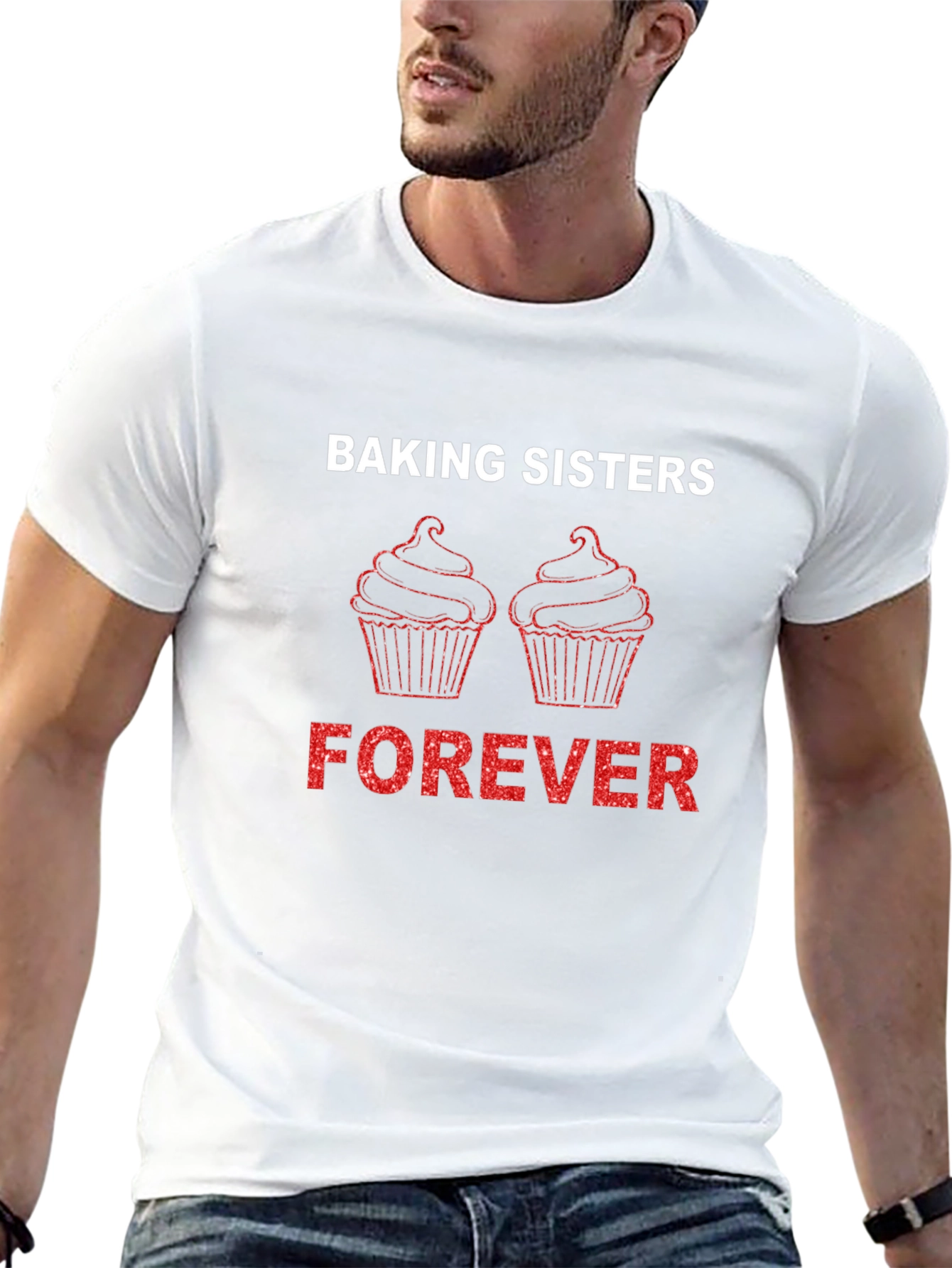 Baking Sisters Forever T-Shirt Cupcake Tee