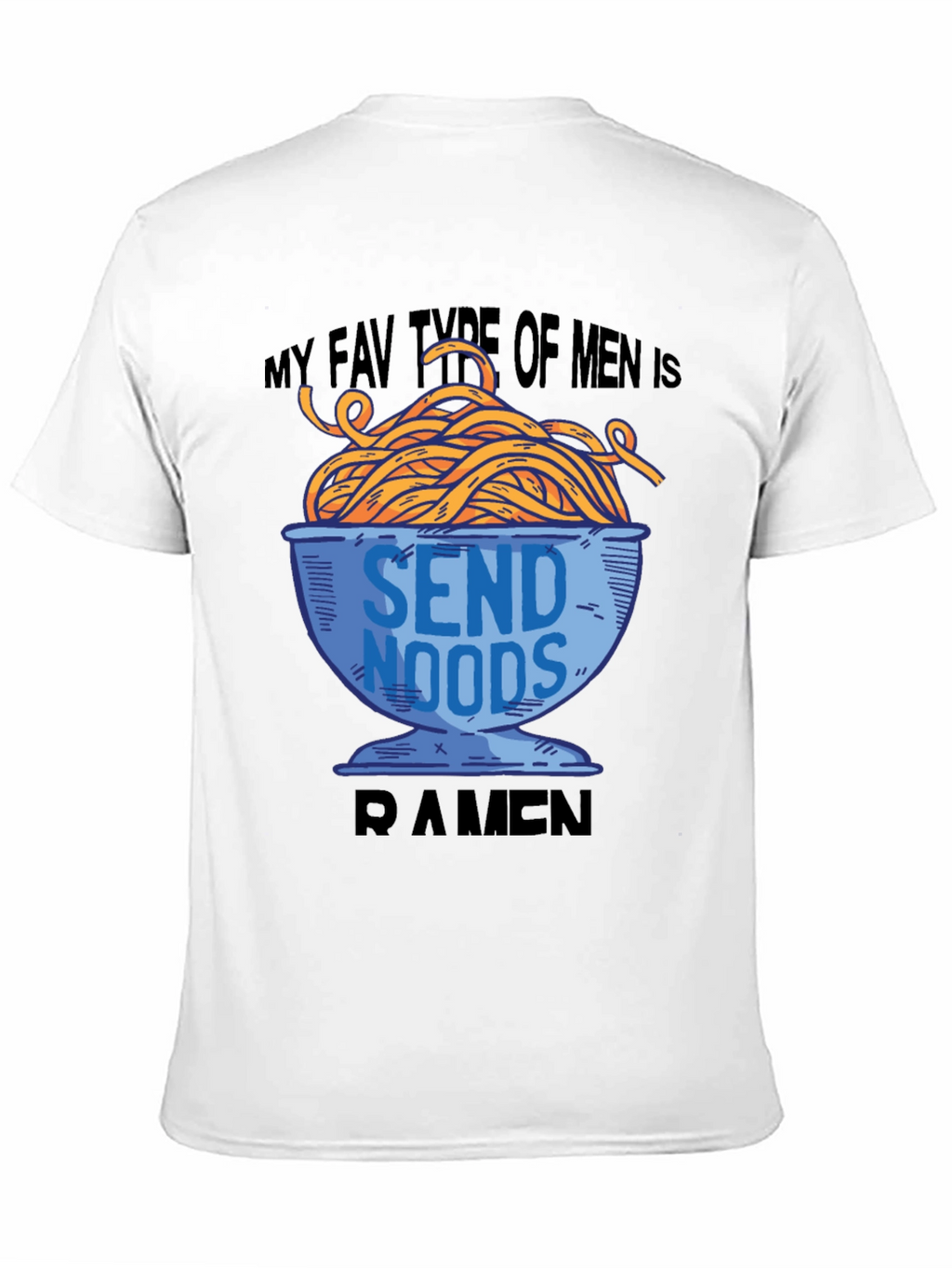Ramen Noodle Mens T-Shirt - Send Noods Tee