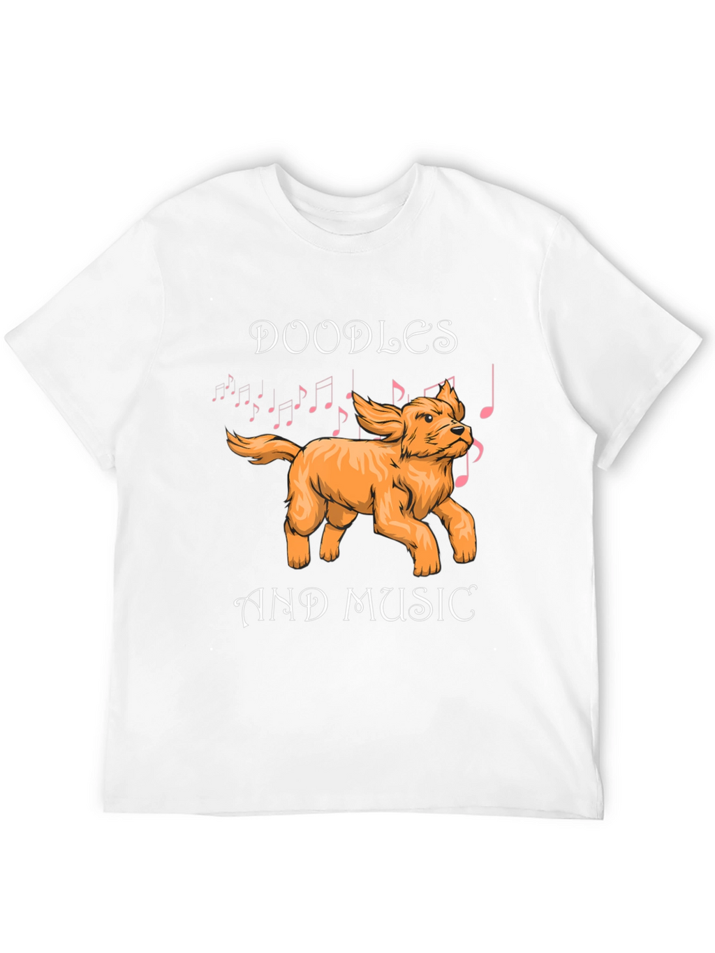 Doodles and Music Graphic T-Shirt