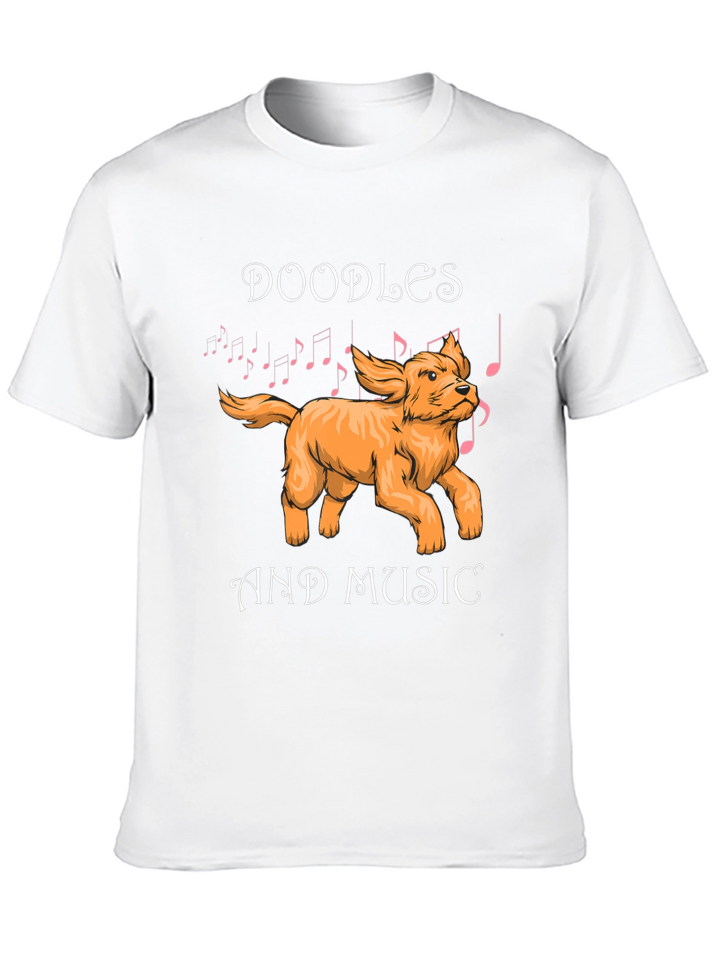 Doodles and Music Graphic T-Shirt