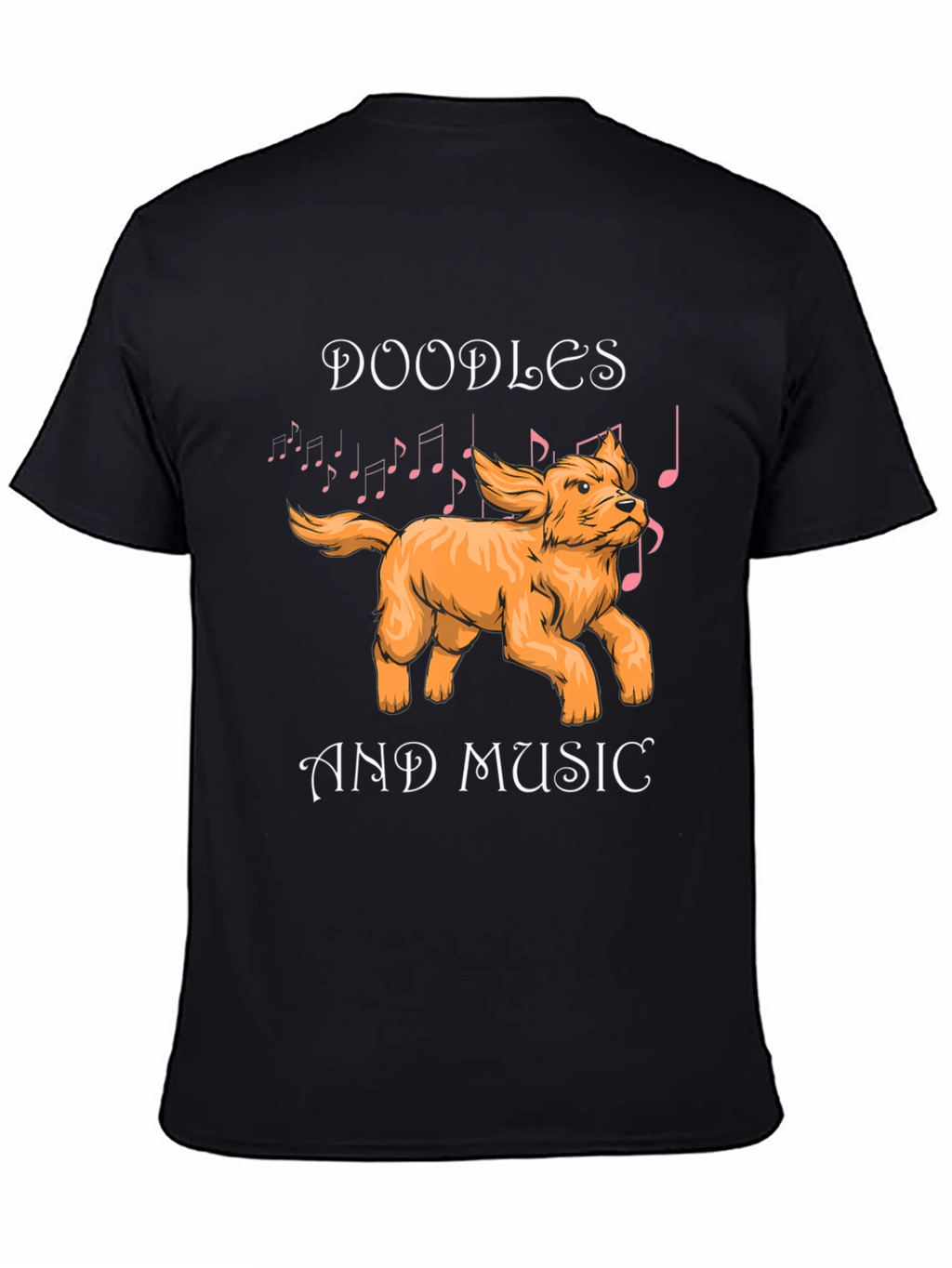 Doodles and Music Graphic T-Shirt