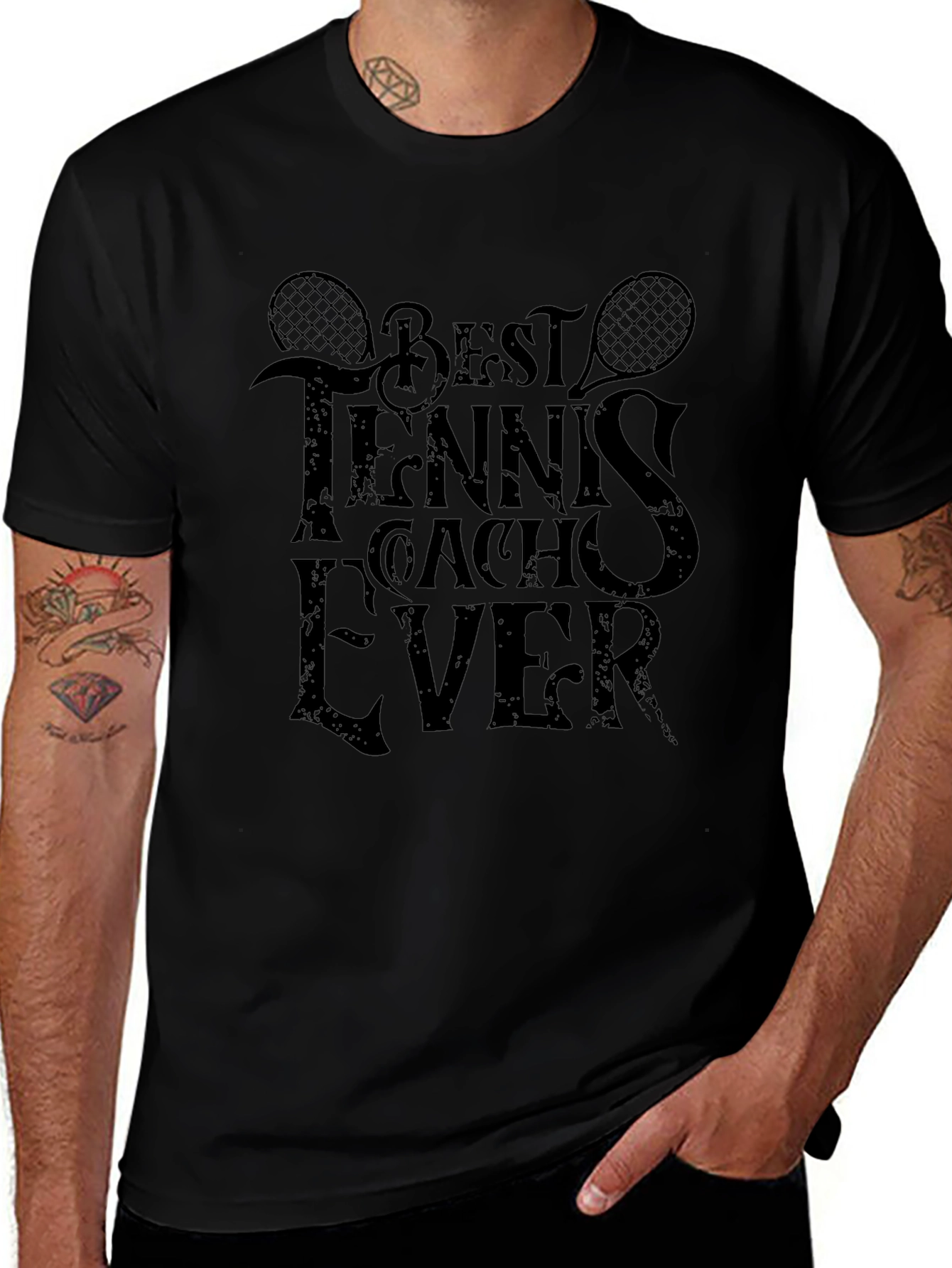Best Tennis Coach Ever Graphic Tee