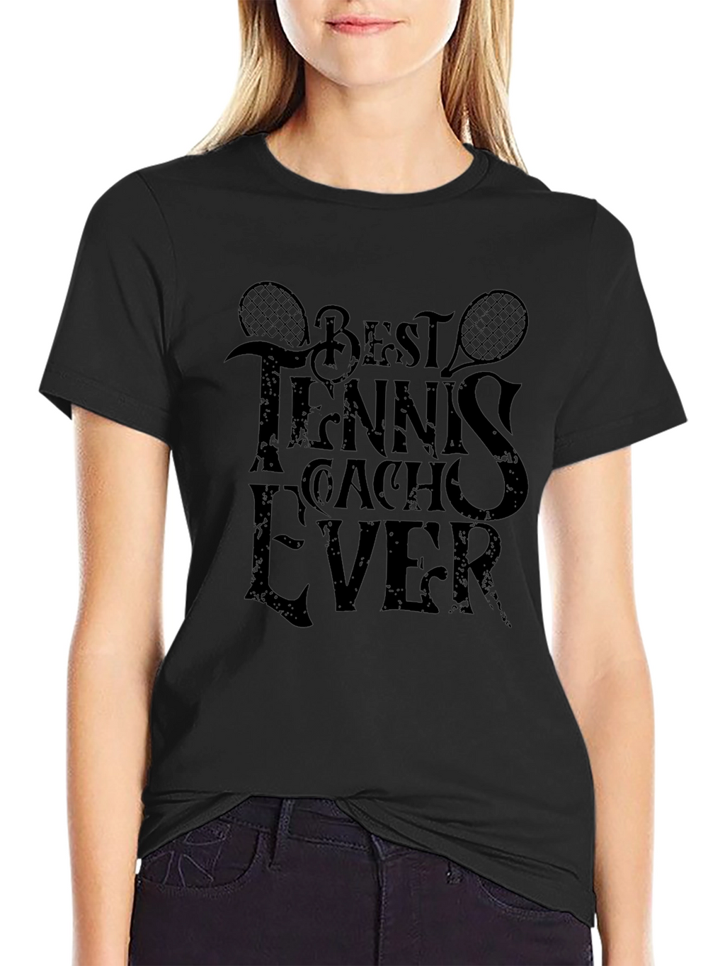 Best Tennis Coach Ever Graphic Tee
