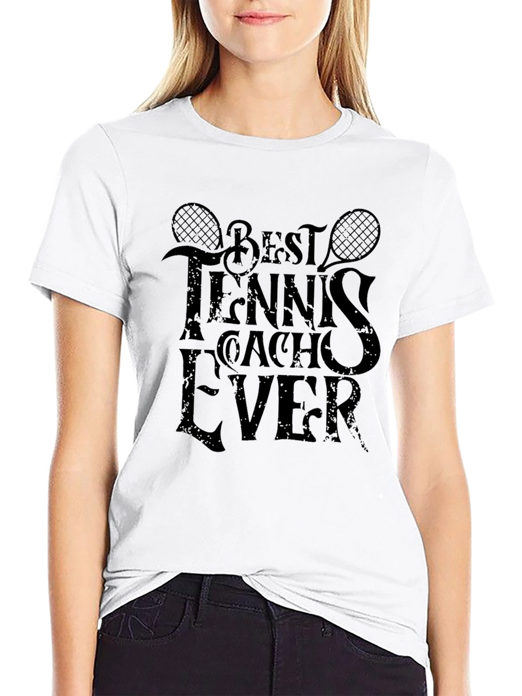 Best Tennis Coach Ever Graphic Tee