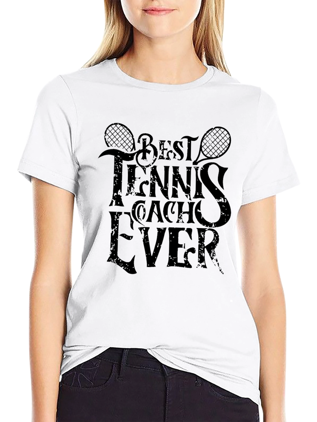 Best Tennis Coach Ever Graphic Tee