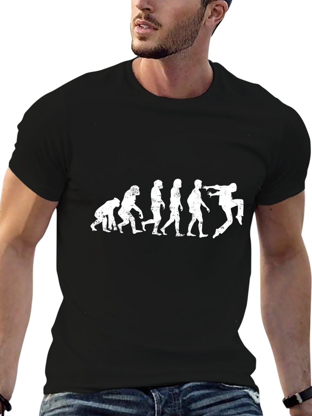 Evolution Kick Black T-Shirt