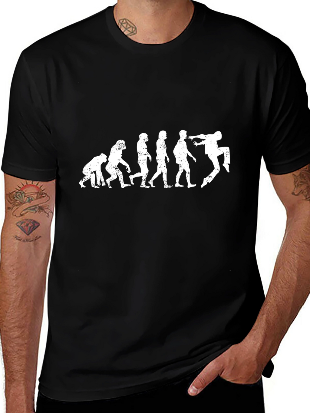 Evolution Kick Black T-Shirt