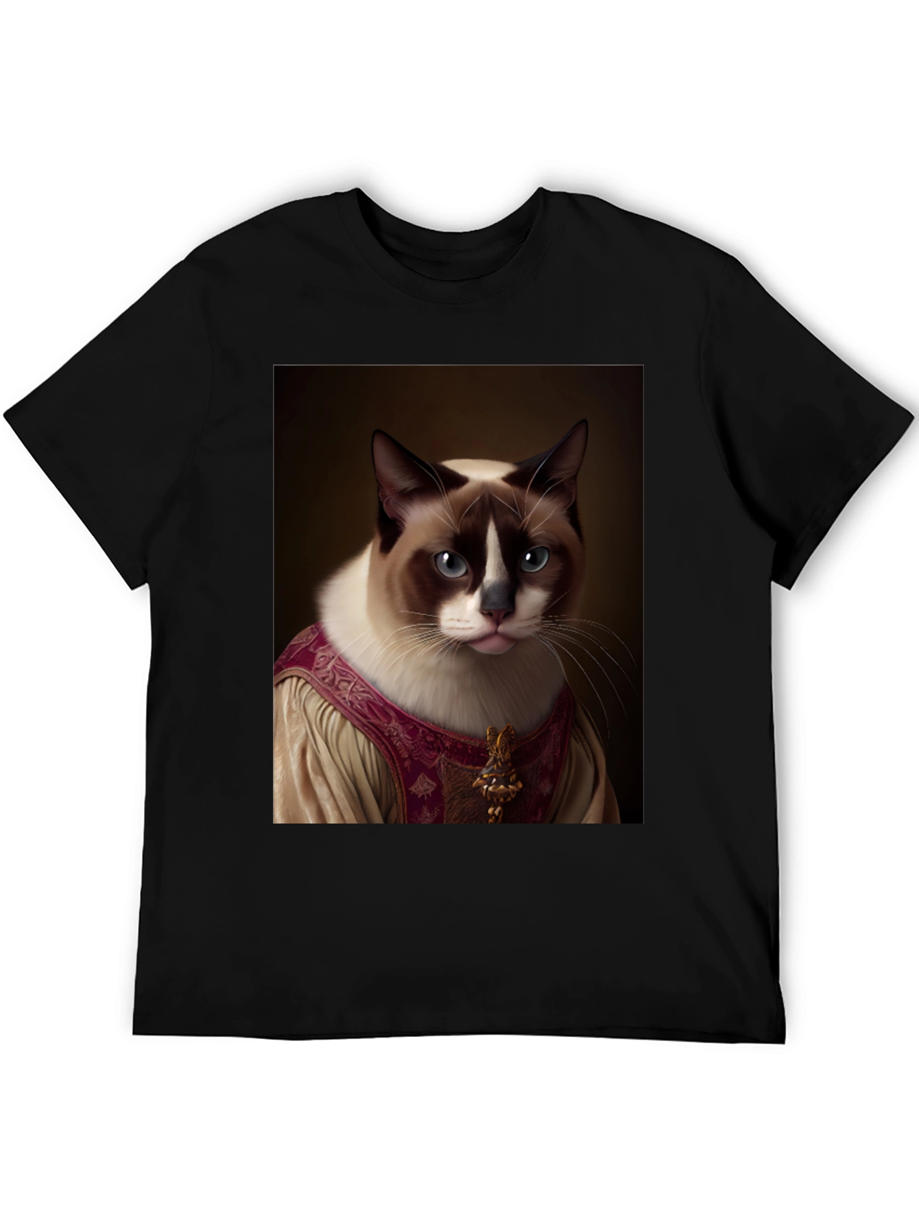 Regal Cat Portrait T-Shirt