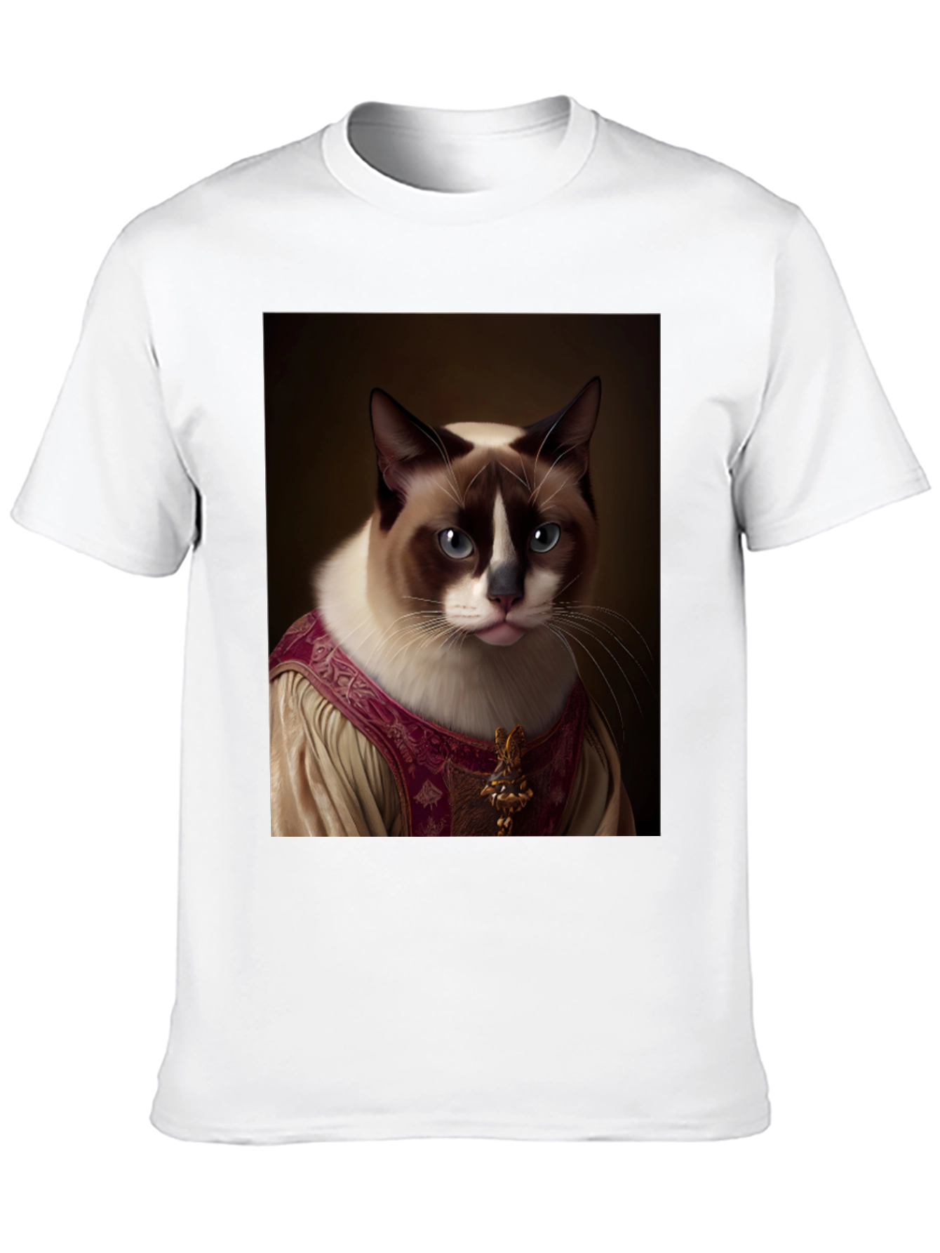 Regal Cat Portrait T-Shirt