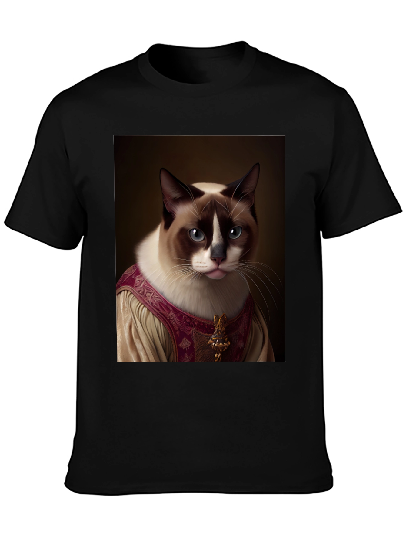 Regal Cat Portrait T-Shirt